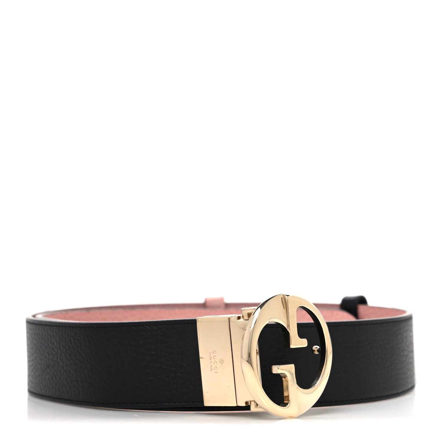 Calfskin 1973 Reversible Belt 95 38 Black Pink
