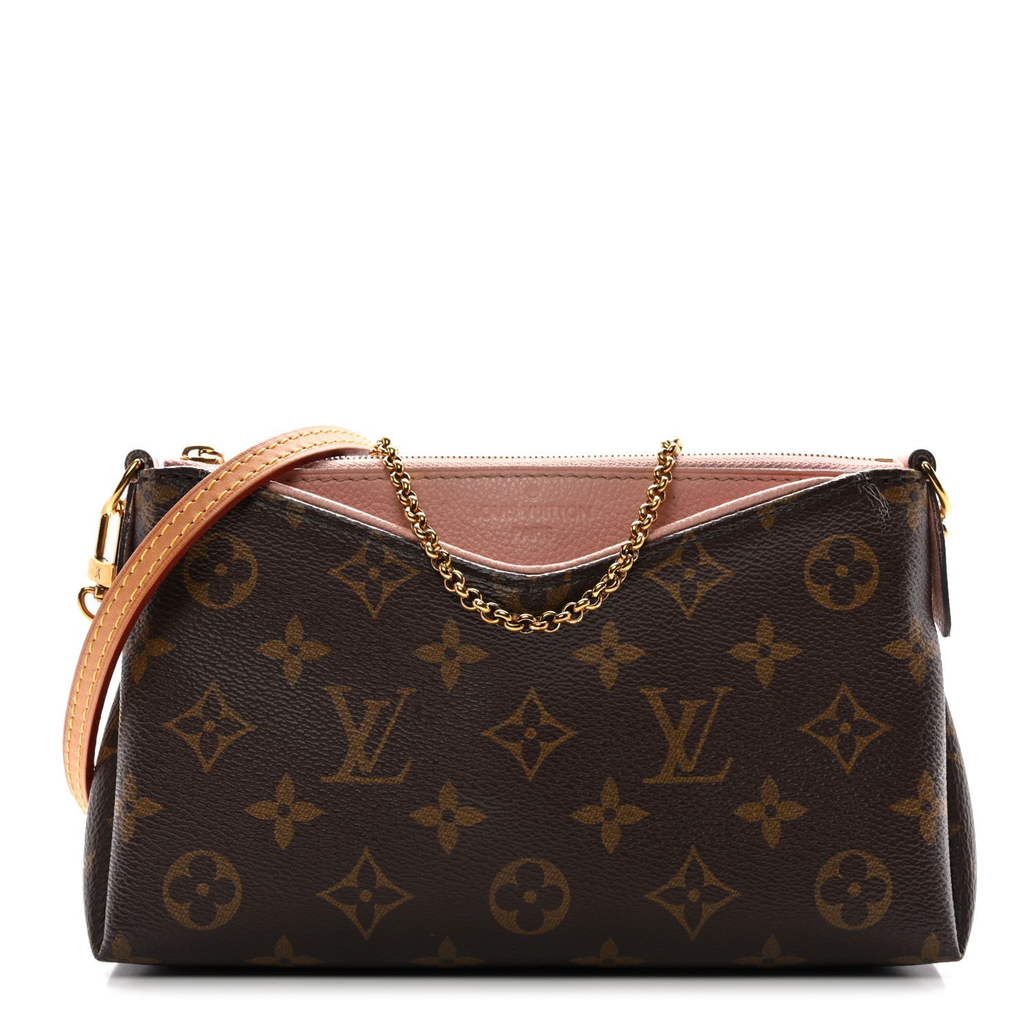 Monogram Pallas Clutch Rose Poudre