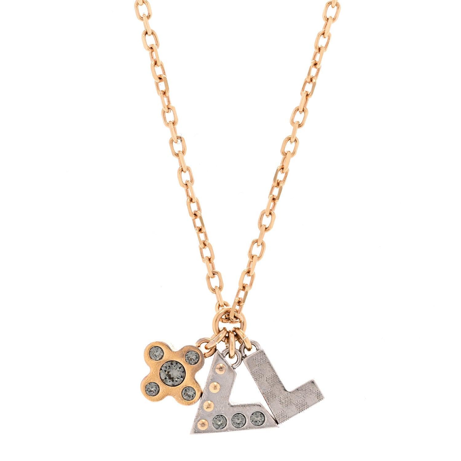 Love Letters Pendant Necklace Gold