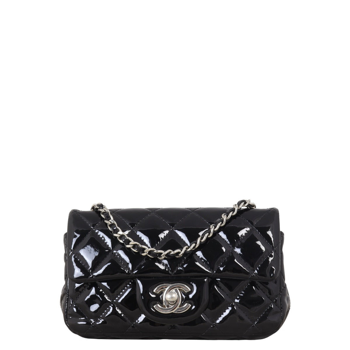 Chanel Classic Flap Extra Mini Rectangular Bag Patent