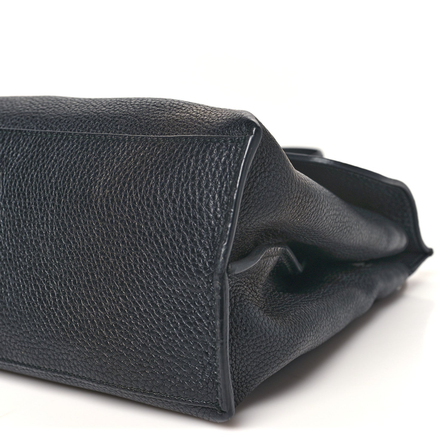 Cellarius Calfskin Medium Bamboo Daily Top Handle Bag Black