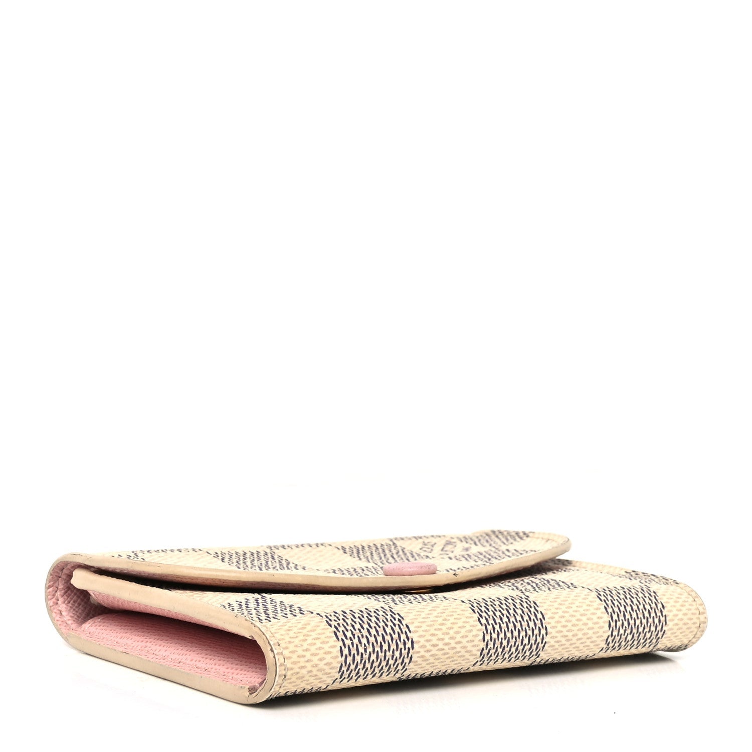 Damier Azur Rosalie Coin Purse Rose Ballerine
