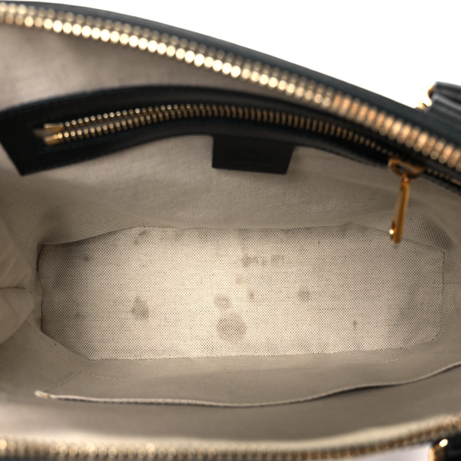 Boarded Plutone Calfskin Small Horsebit 1955 Top Handle Bag Black