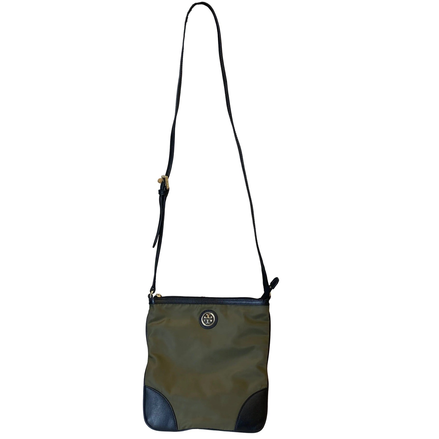 Handbag Designer By Tory Burch In Green, Size:Medium