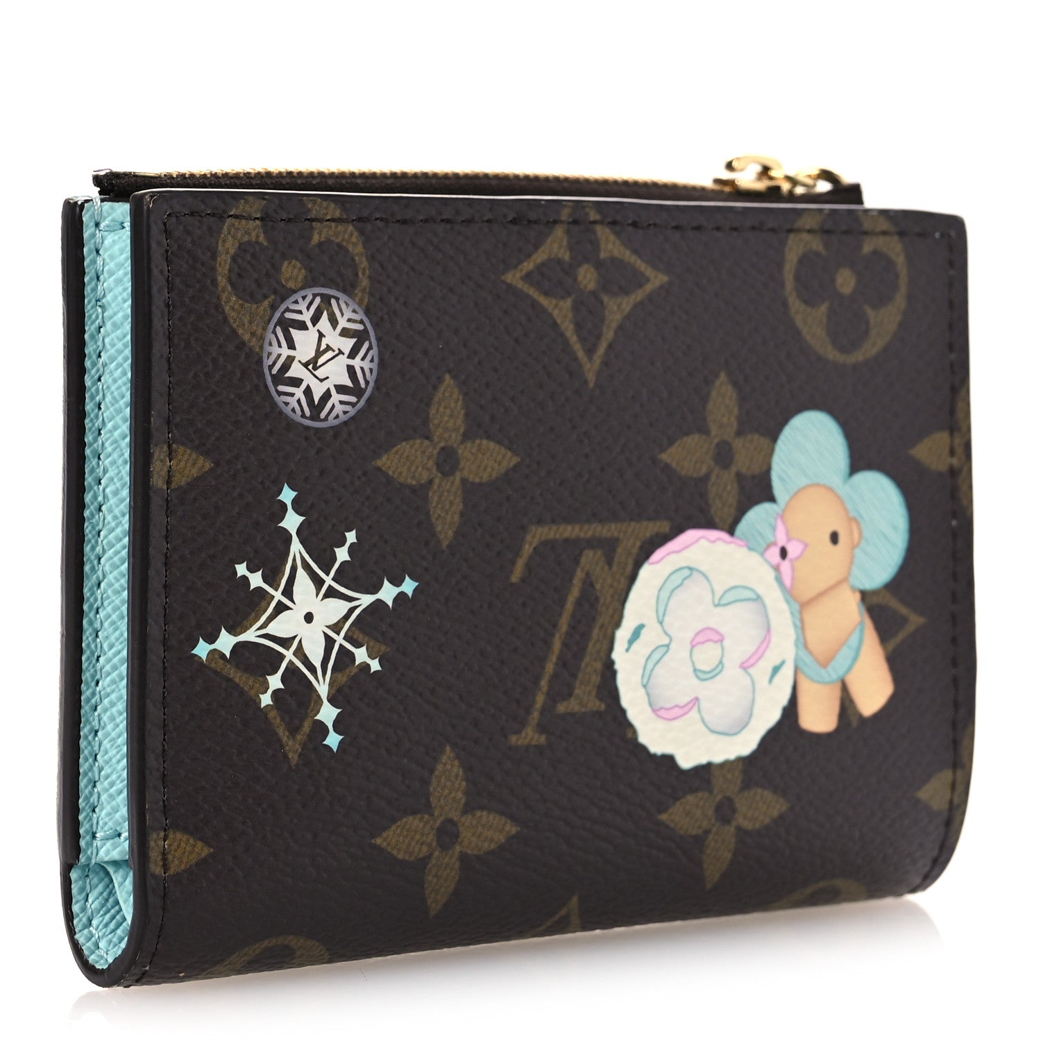 Monogram Snow Show Lisa Wallet Azur Frost