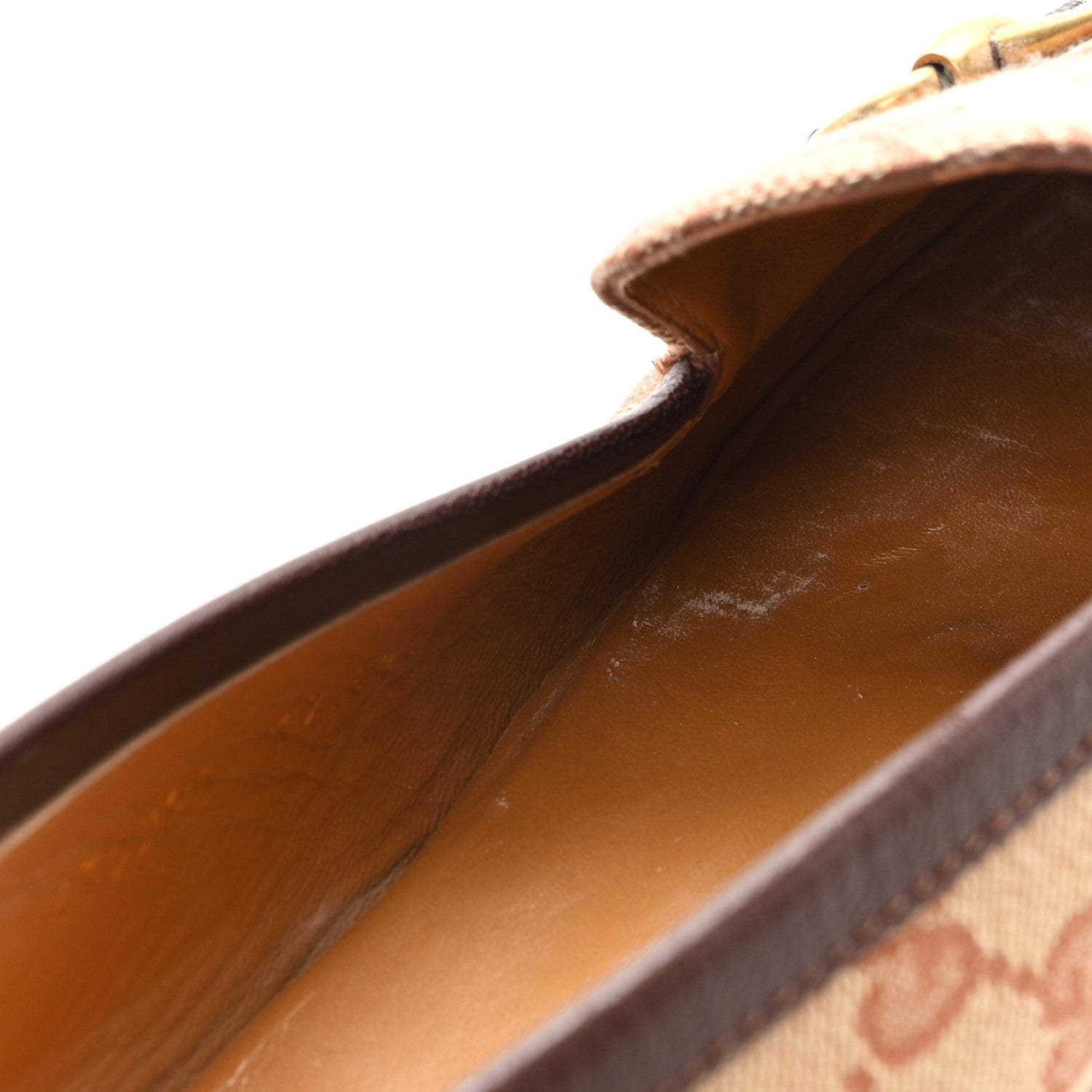 Canvas GG Monogram Horsebit Mens Jordaan Loafers 9.5 Beige Ruggine Light Brown