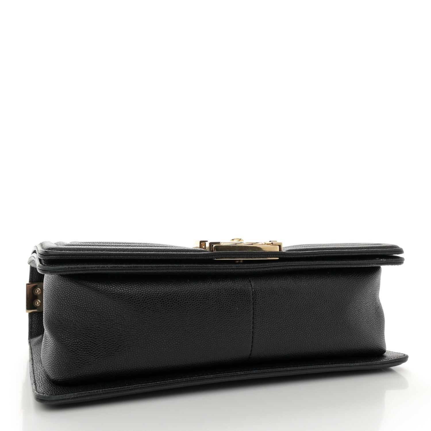 Caviar Quilted Medium Boy Flap Black