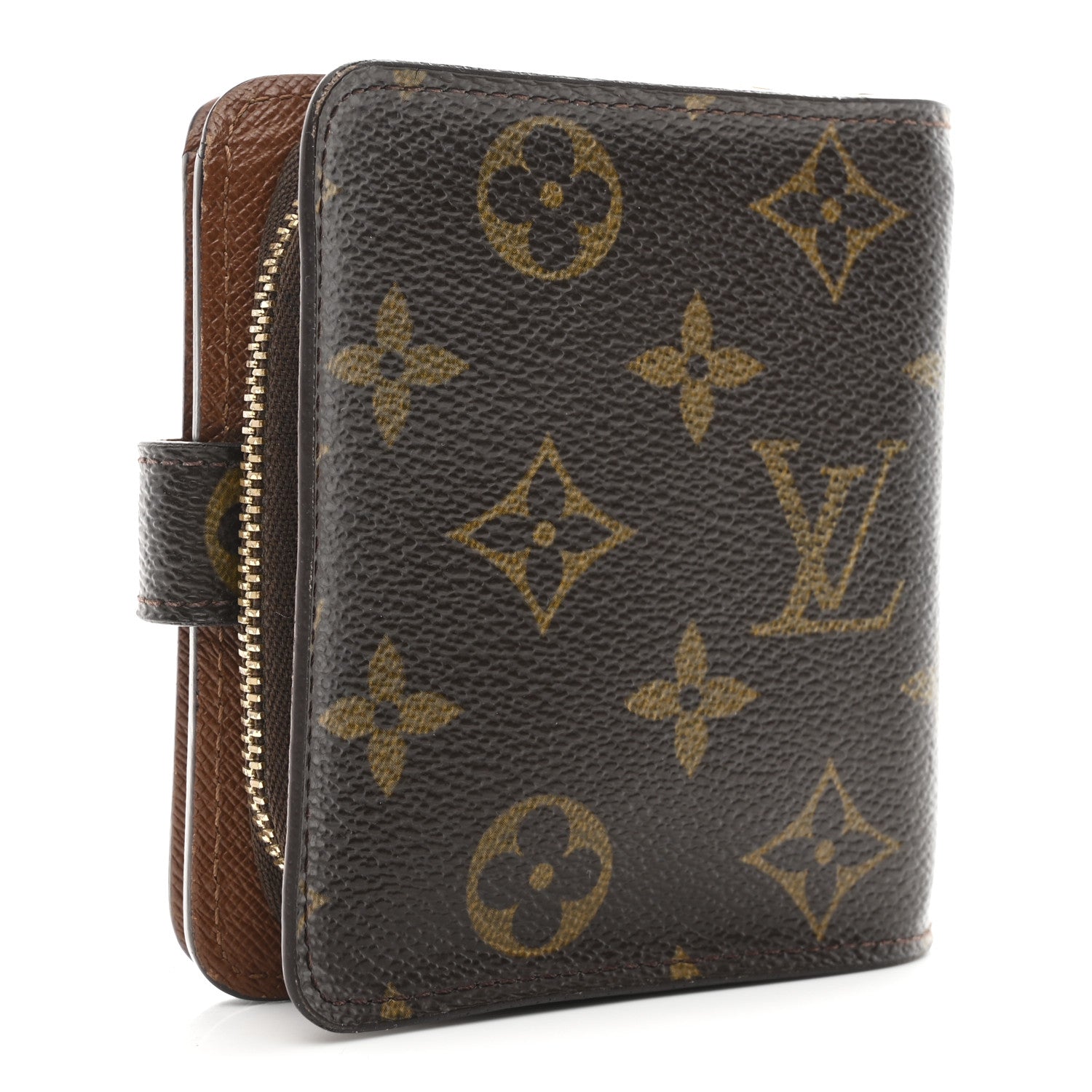 Monogram Compact Zippe Zipped Wallet