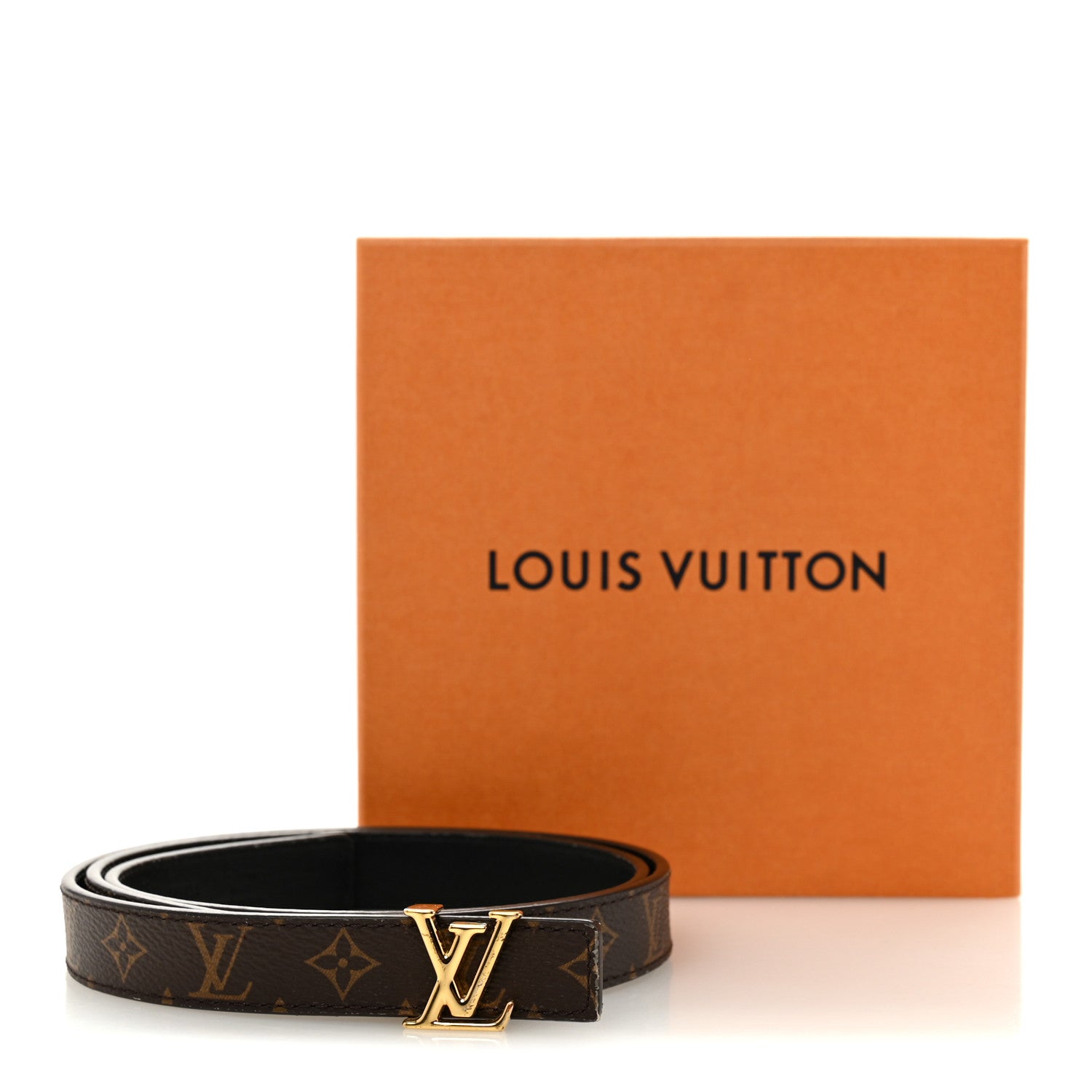 Calfskin Monogram 20mm LV Iconic Reversible Belt 85 34 Black
