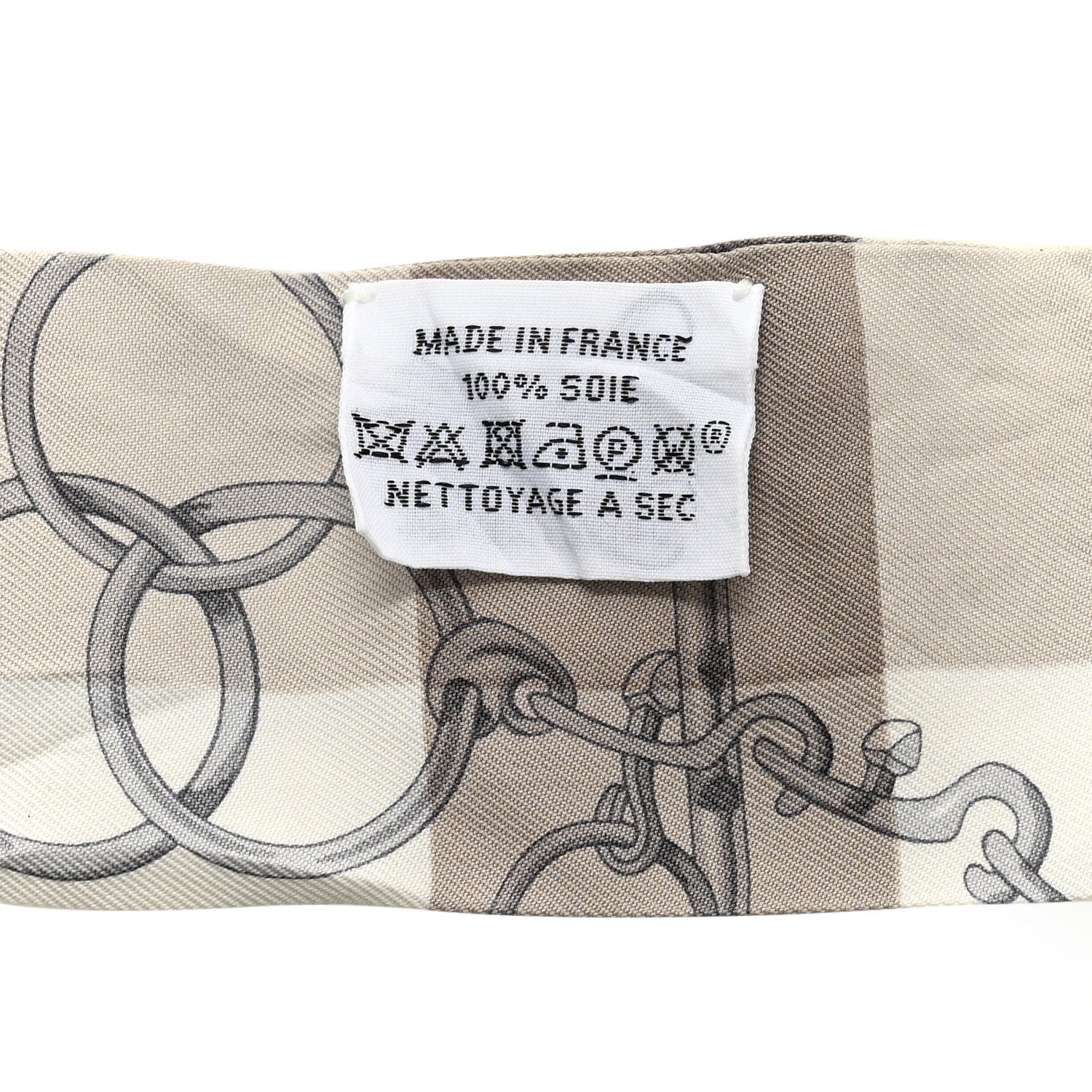 Silk Mors Et Gourmettes Vichy Twilly Etoupe Jaune Vif White