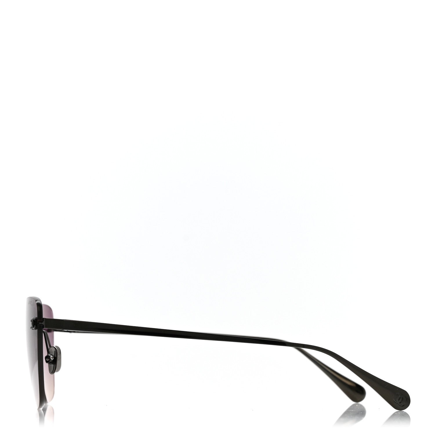 Titanium Cat Eye CC Sunglasses 4286-T Black
