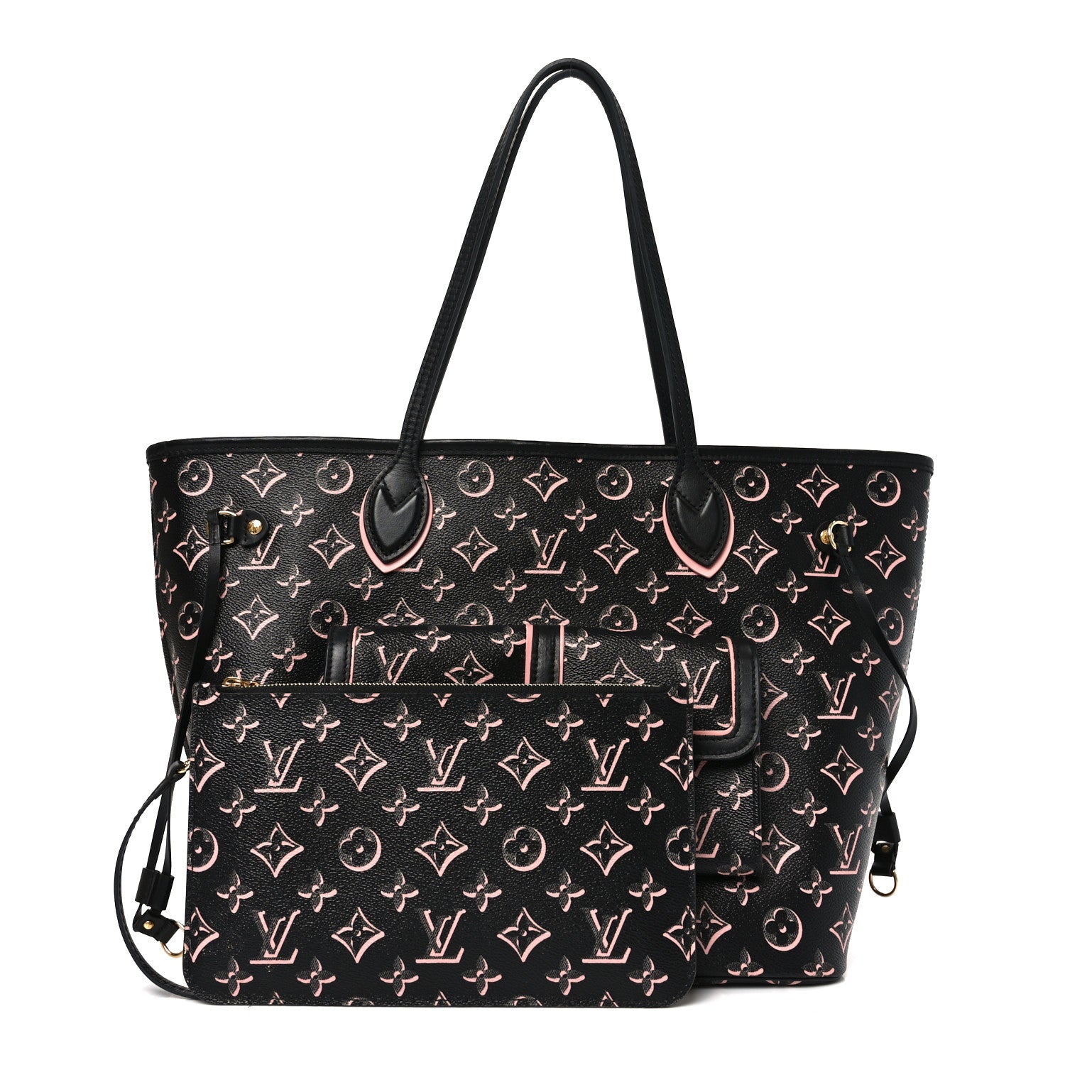 Monogram Fall For You Neverfull MM Black
