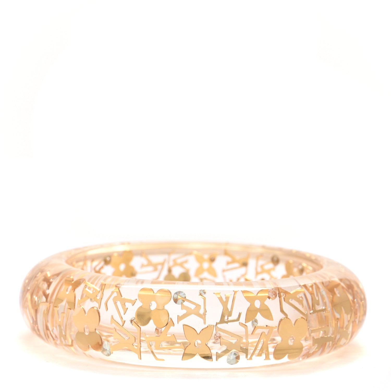 Resin Swarovski Medium Inclusion Bracelet GM Transparent