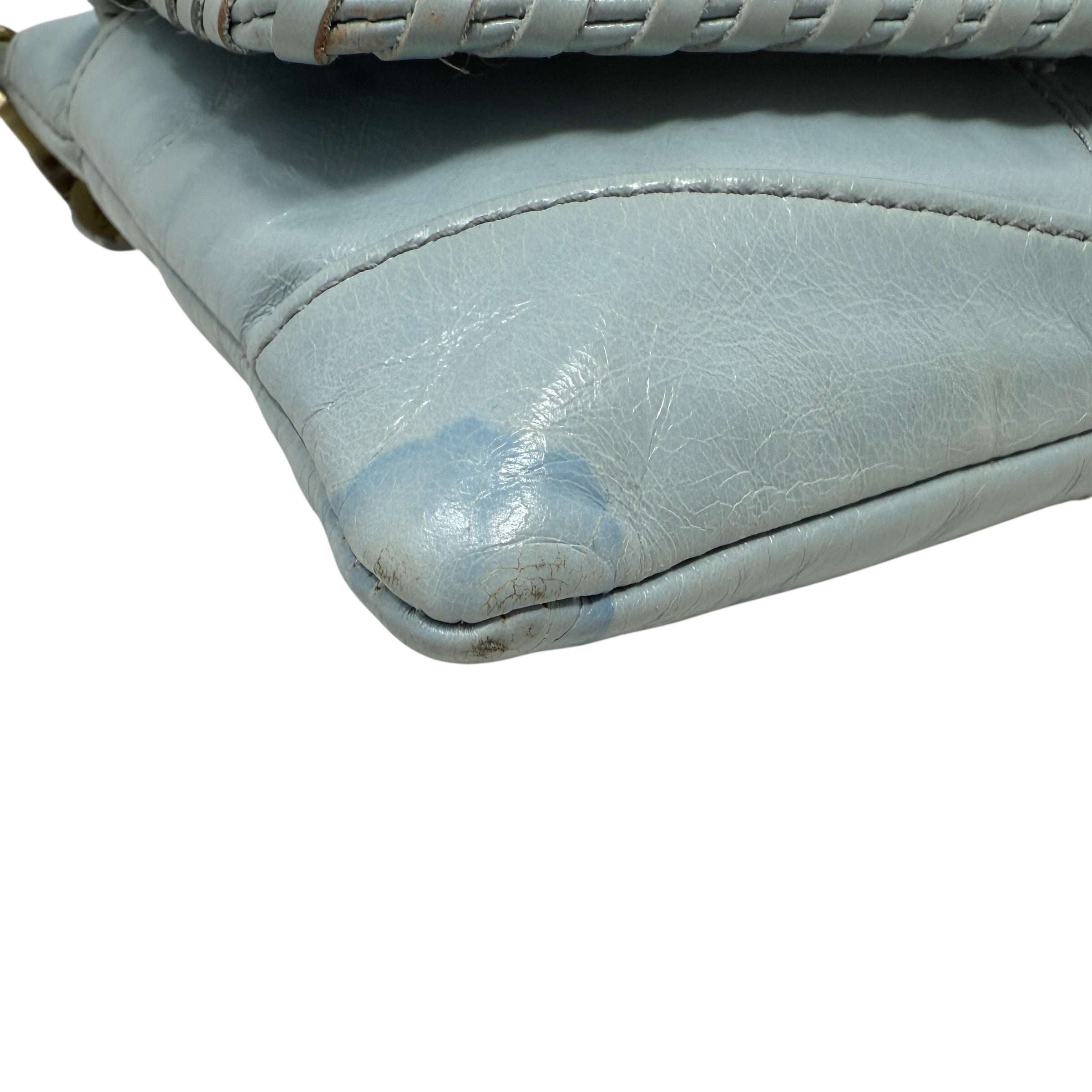 Stroll Leather Crossbody In Whisper Blue By Hobo Intl, Size: Small