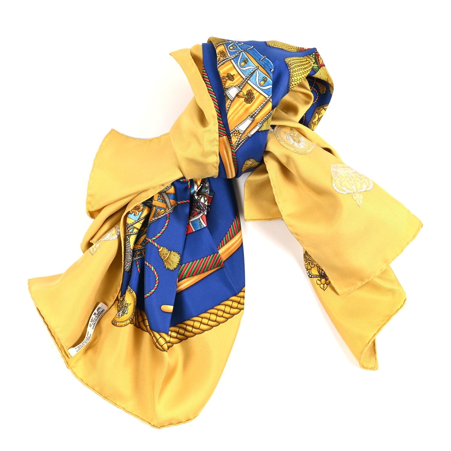 Silk Les Tambours Scarf 90