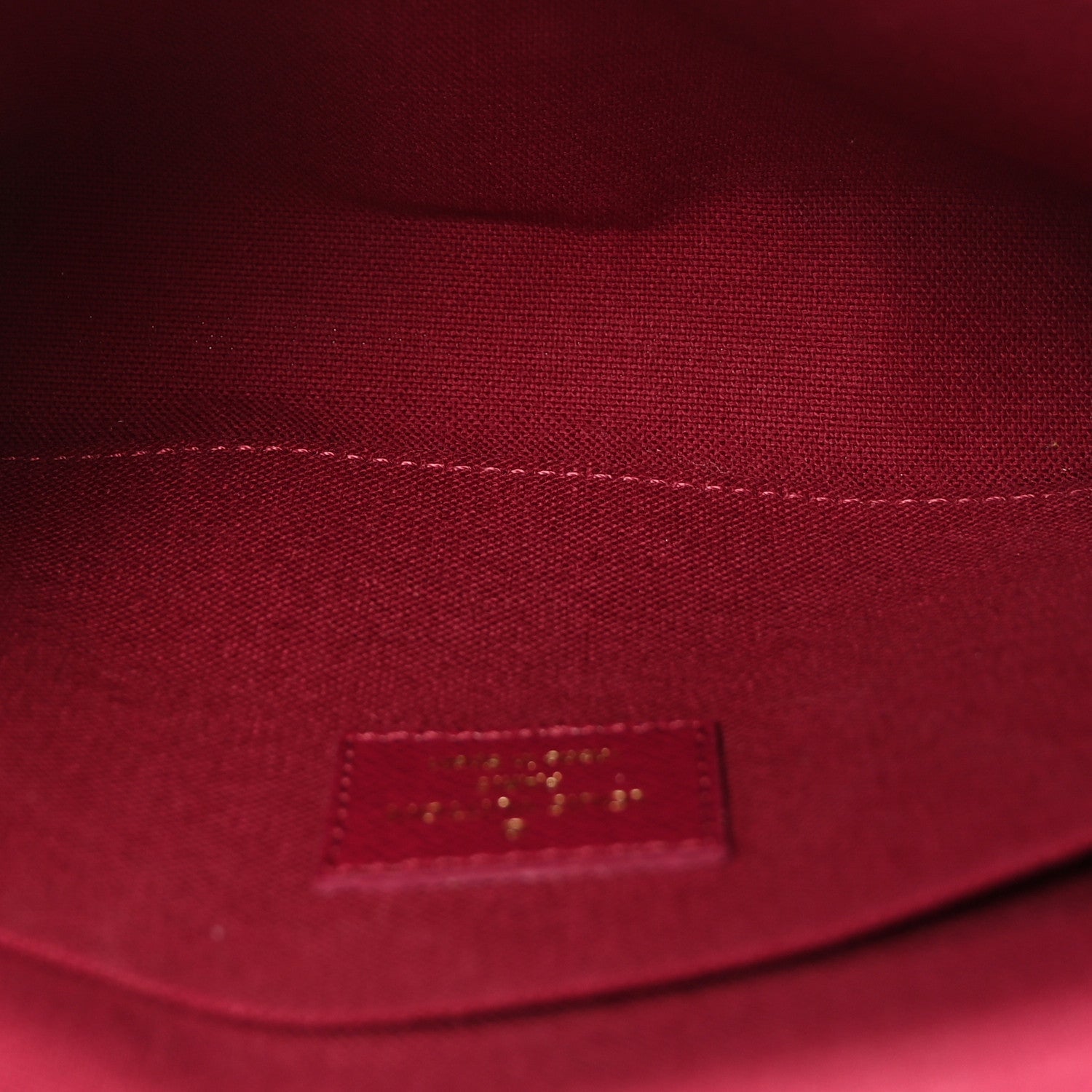 Monogram Pochette Felicie Chain Wallet Fuchsia