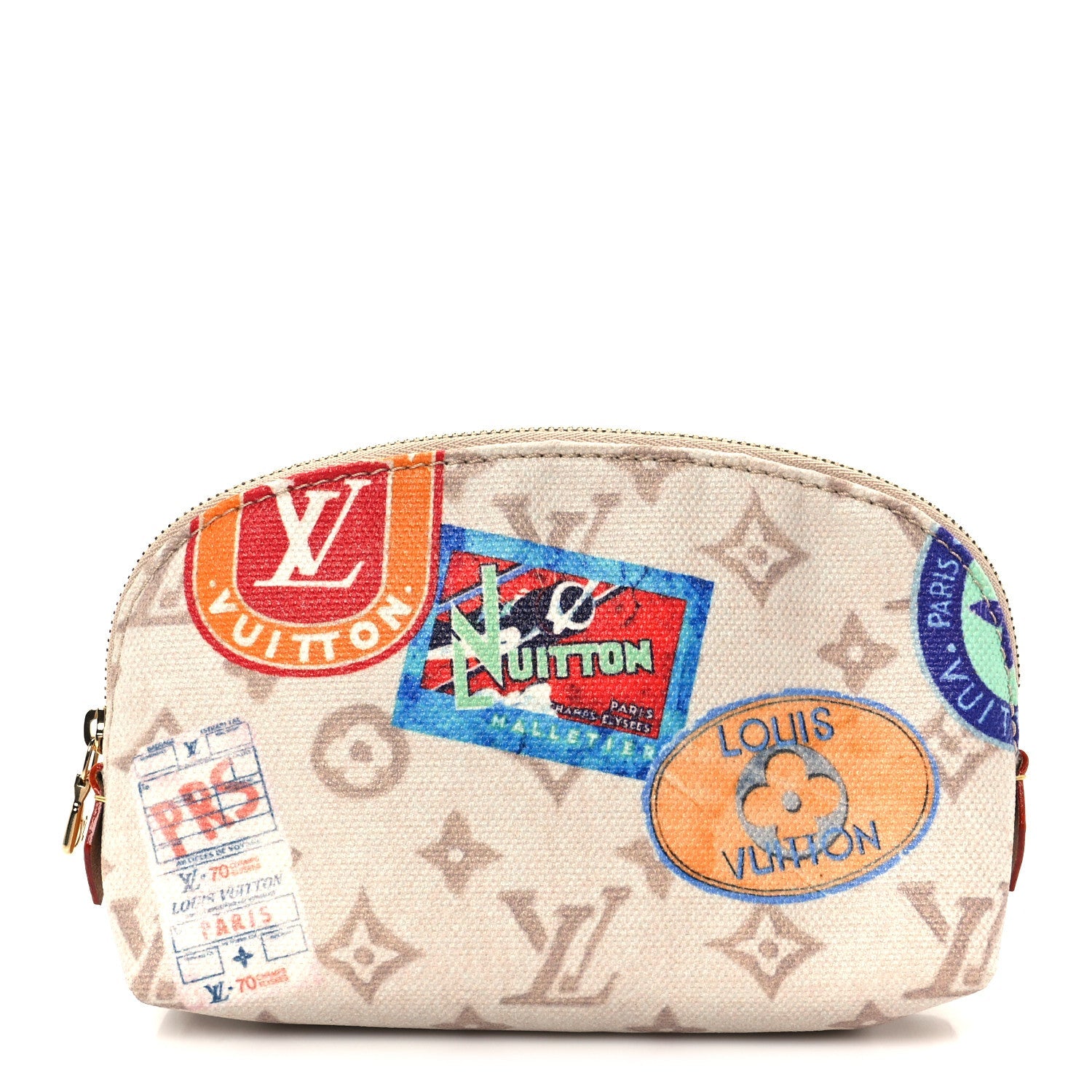 Monogram Flight Mode Cosmetic Pouch Dune