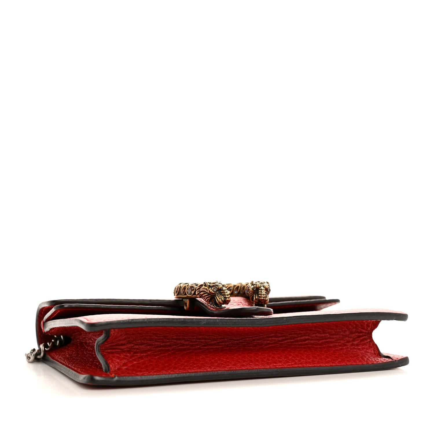 Calfskin Super Mini Dionysus Shoulder Bag Hibiscus Red