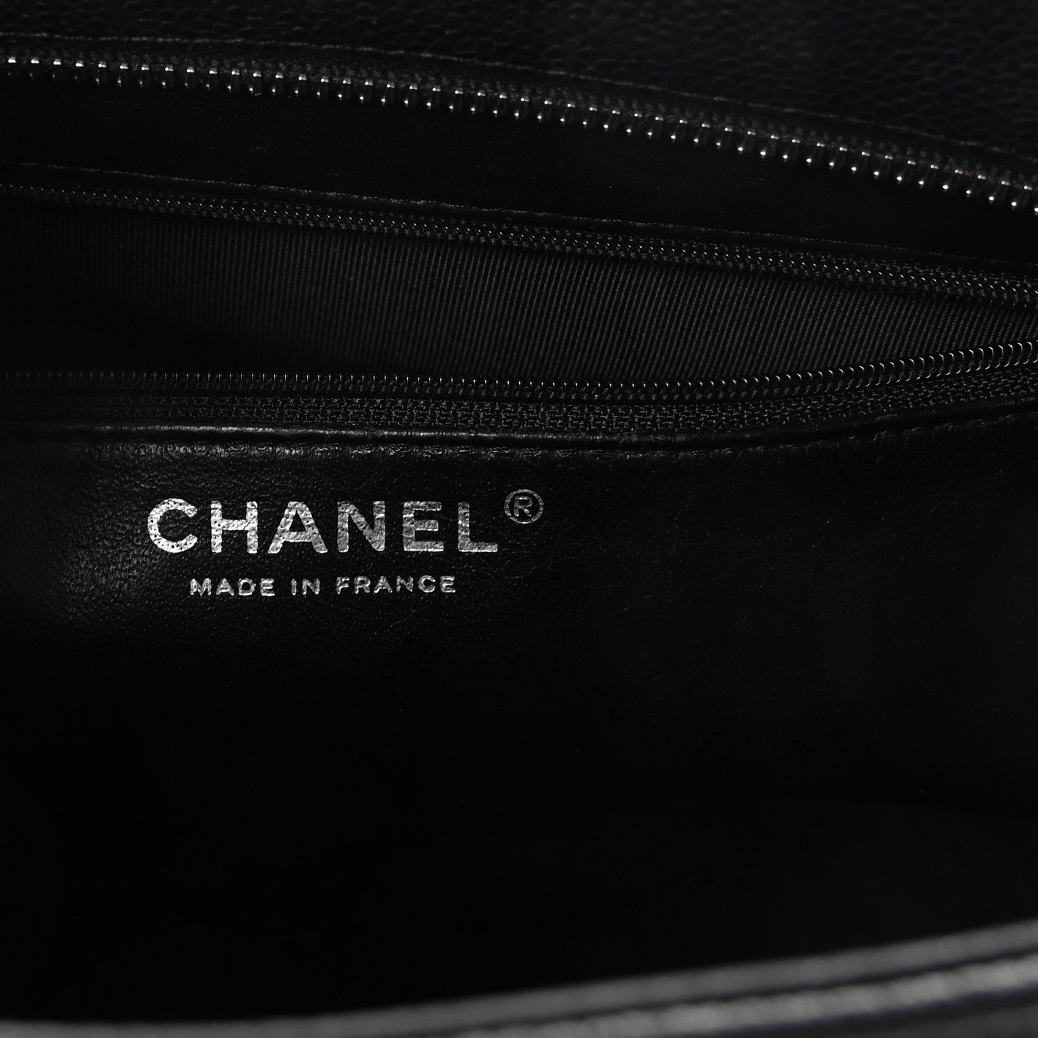 Caviar Quilted Medallion Tote Black