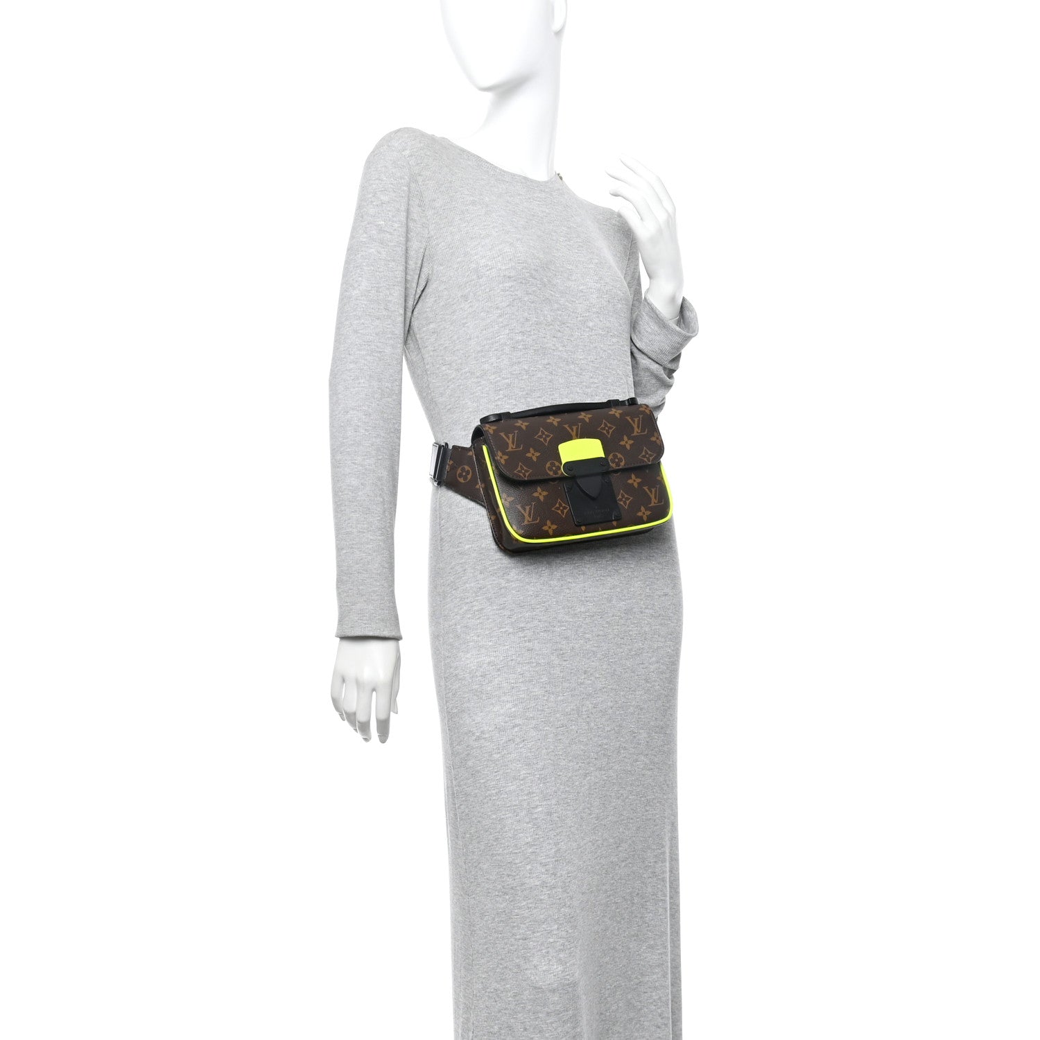 Monogram S Lock Sling Bag Florescent