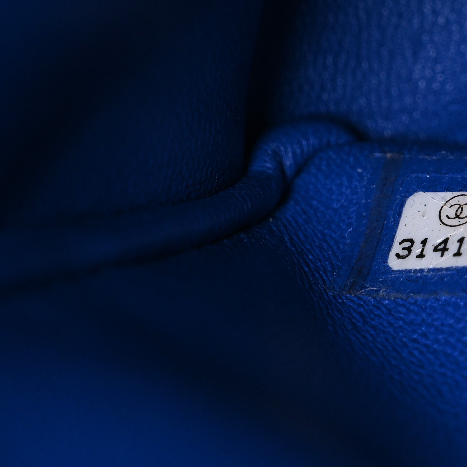 Lambskin Quilted Medium Double Flap Blue