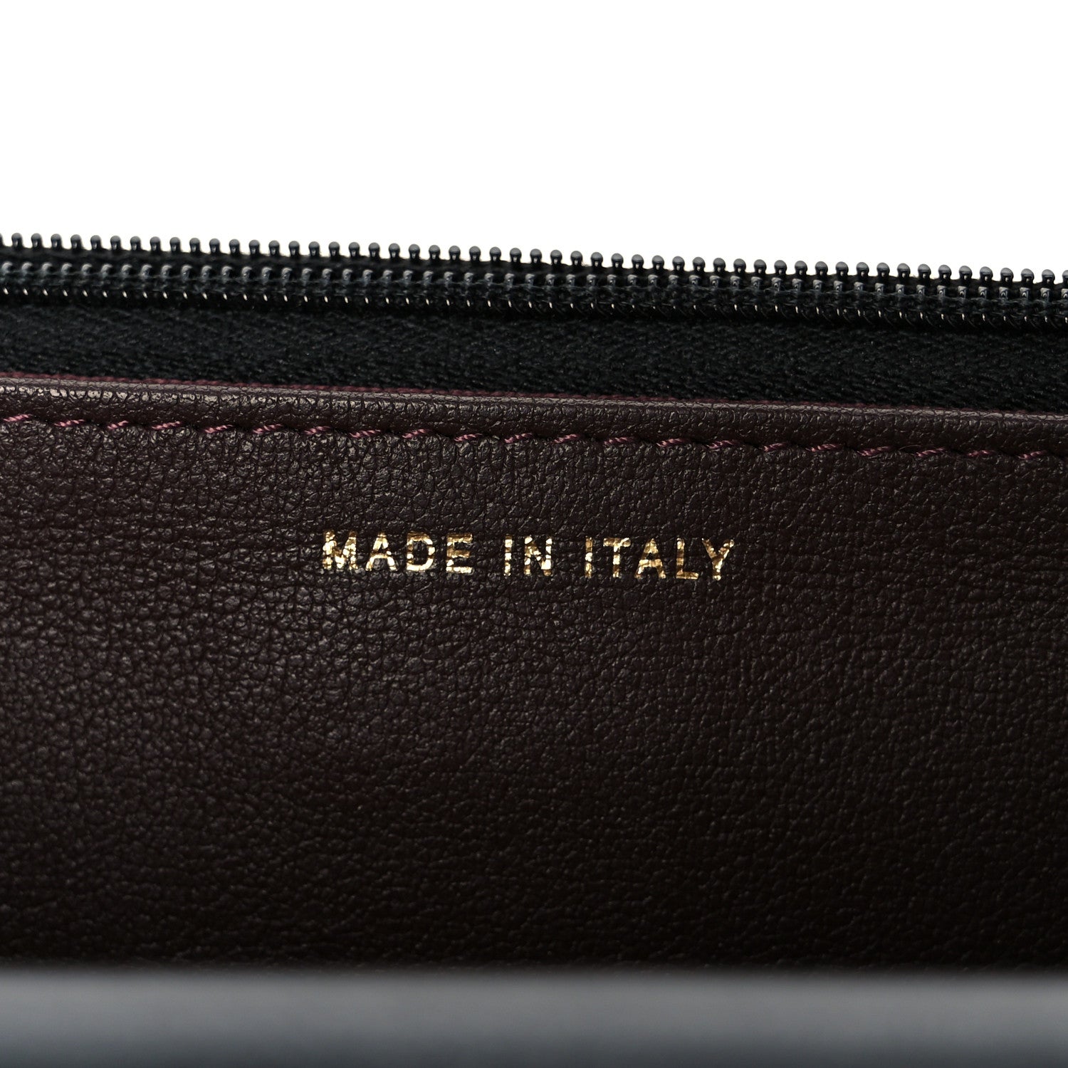 Lambskin Quilted Wallet On Chain WOC Black