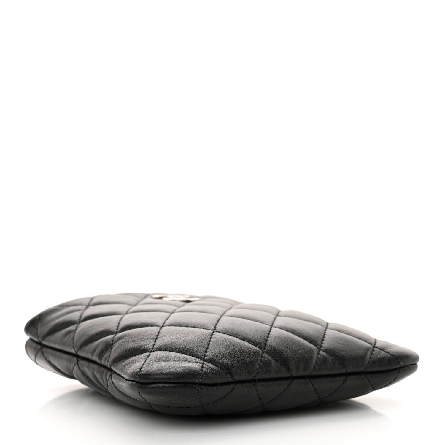 Lambskin Quilted Crossbody Bag Black