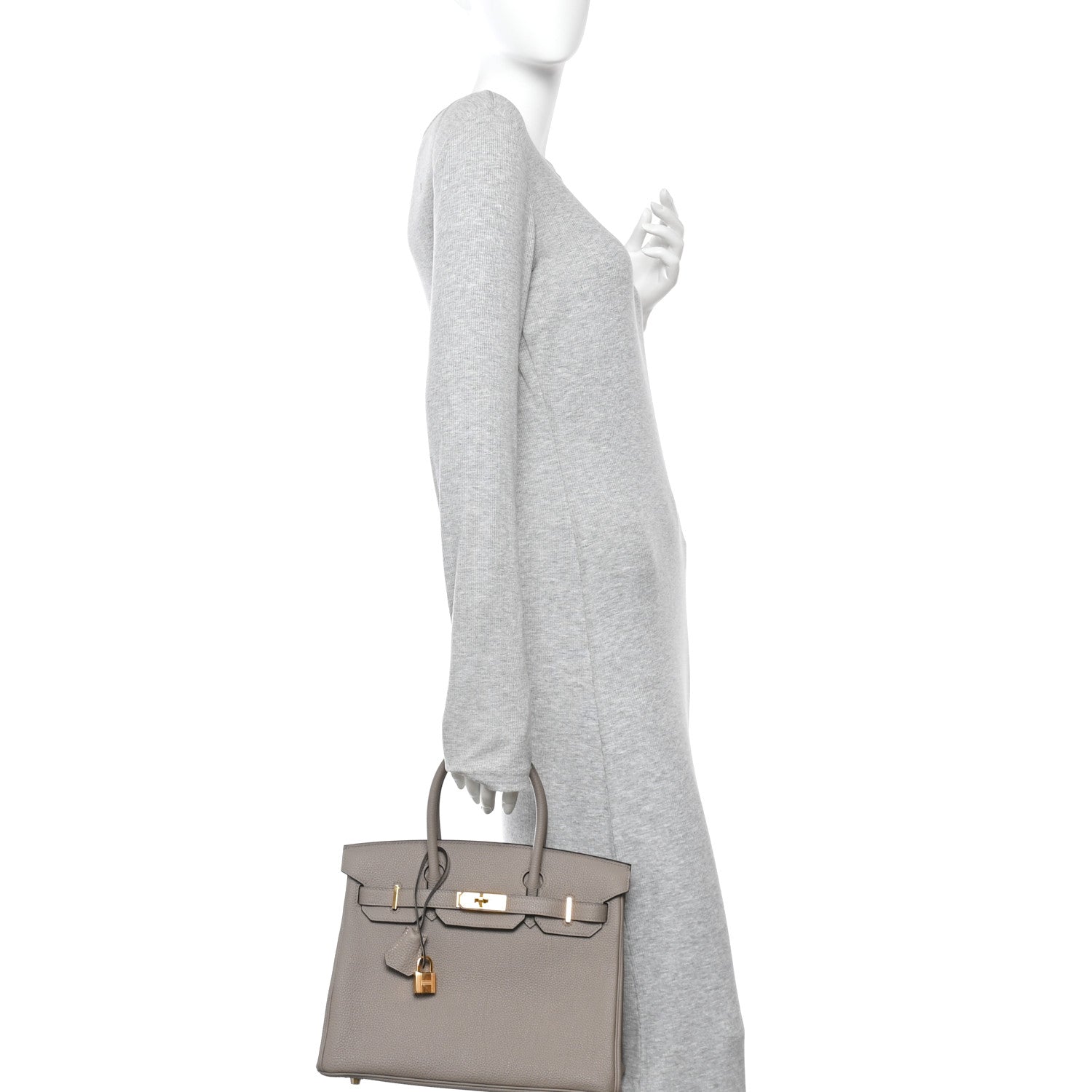 Togo BIRKIN 30 Gris Asphalte