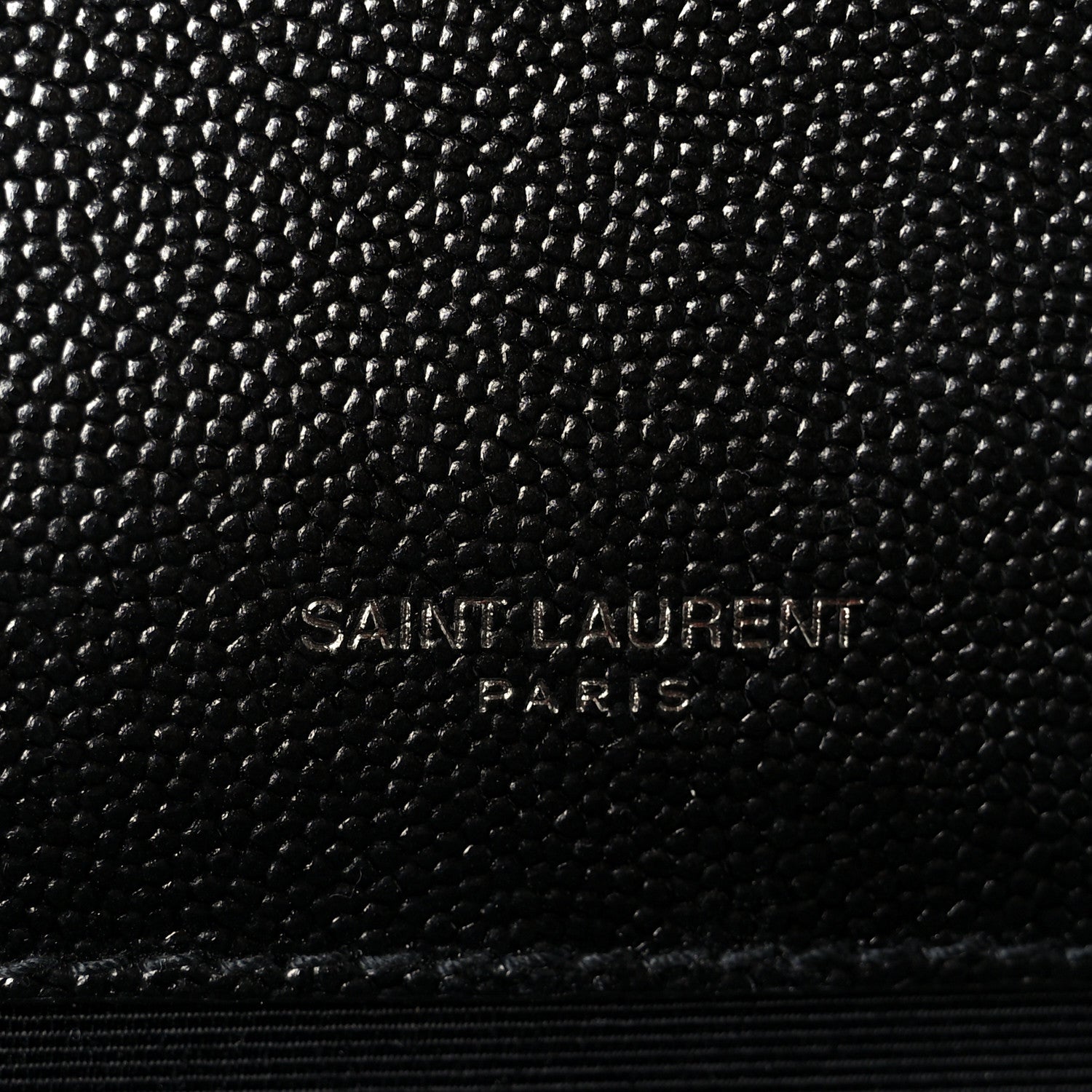 Grain De Poudre Small Monogram Monochrome Kate Satchel Black