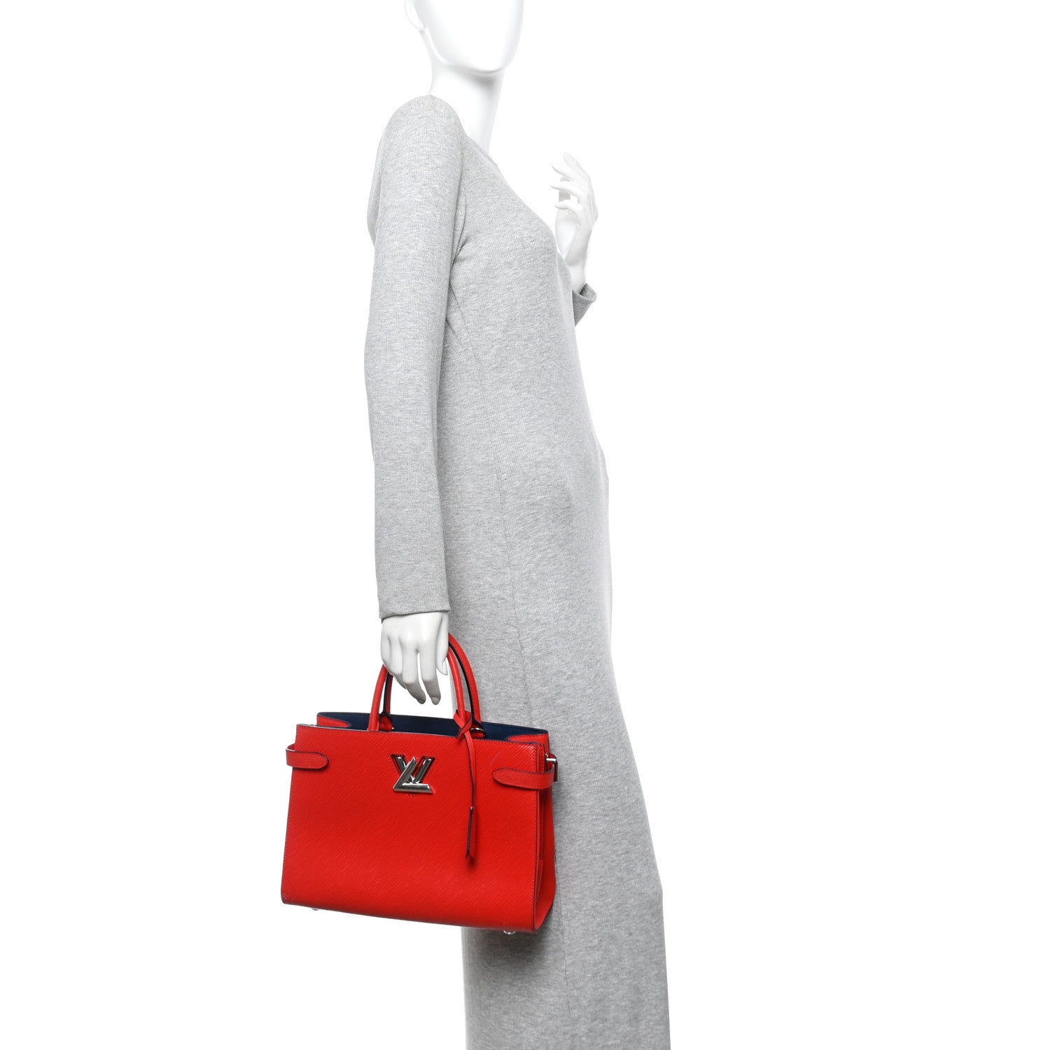 Epi Twist Tote Coquelicot