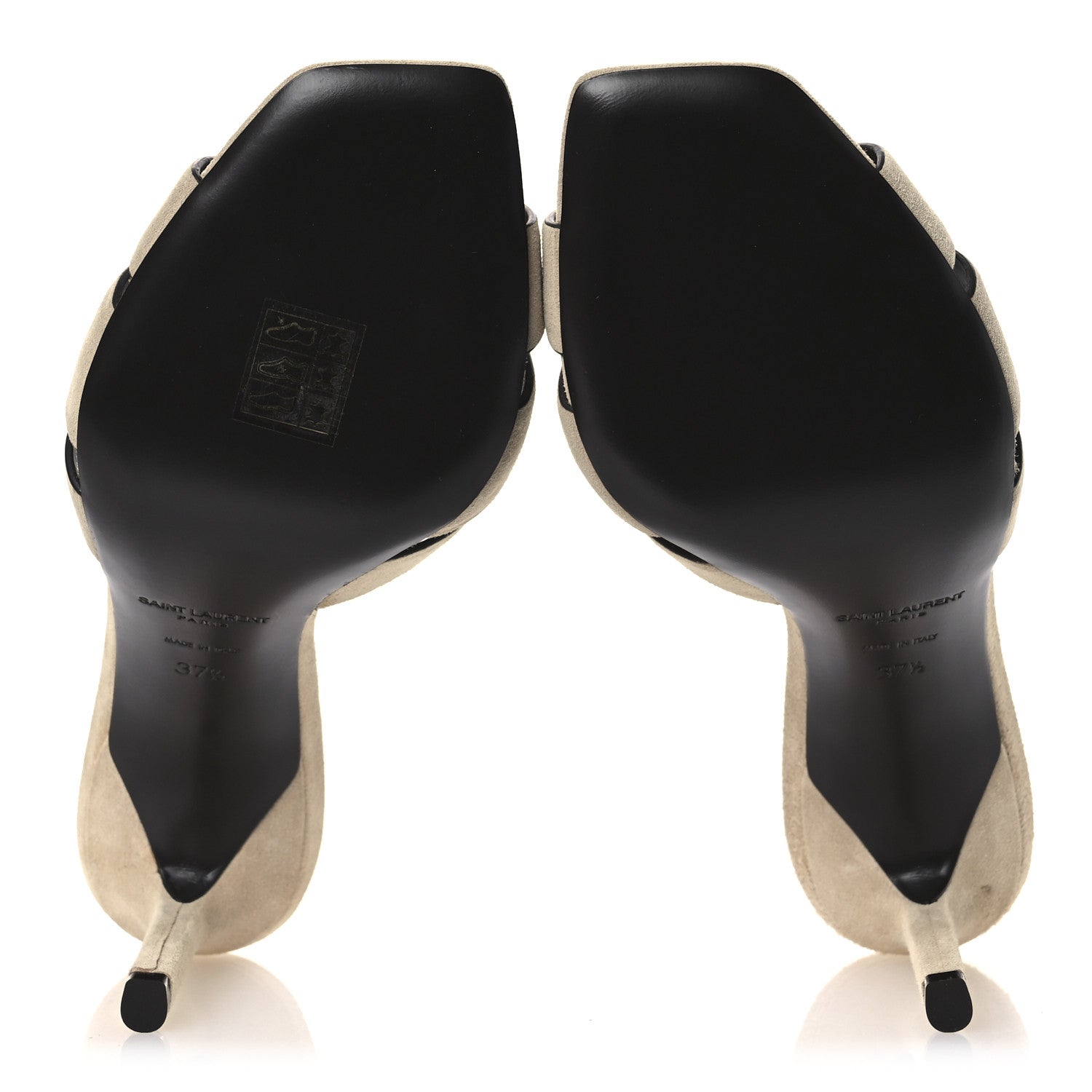 Suede Tribute 85 Slide Sandals 37.5 Sand