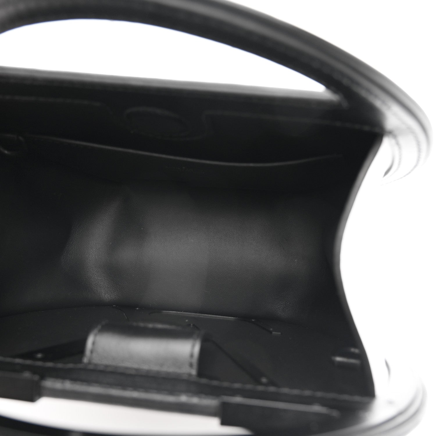 Calfskin Around Me PM White Black