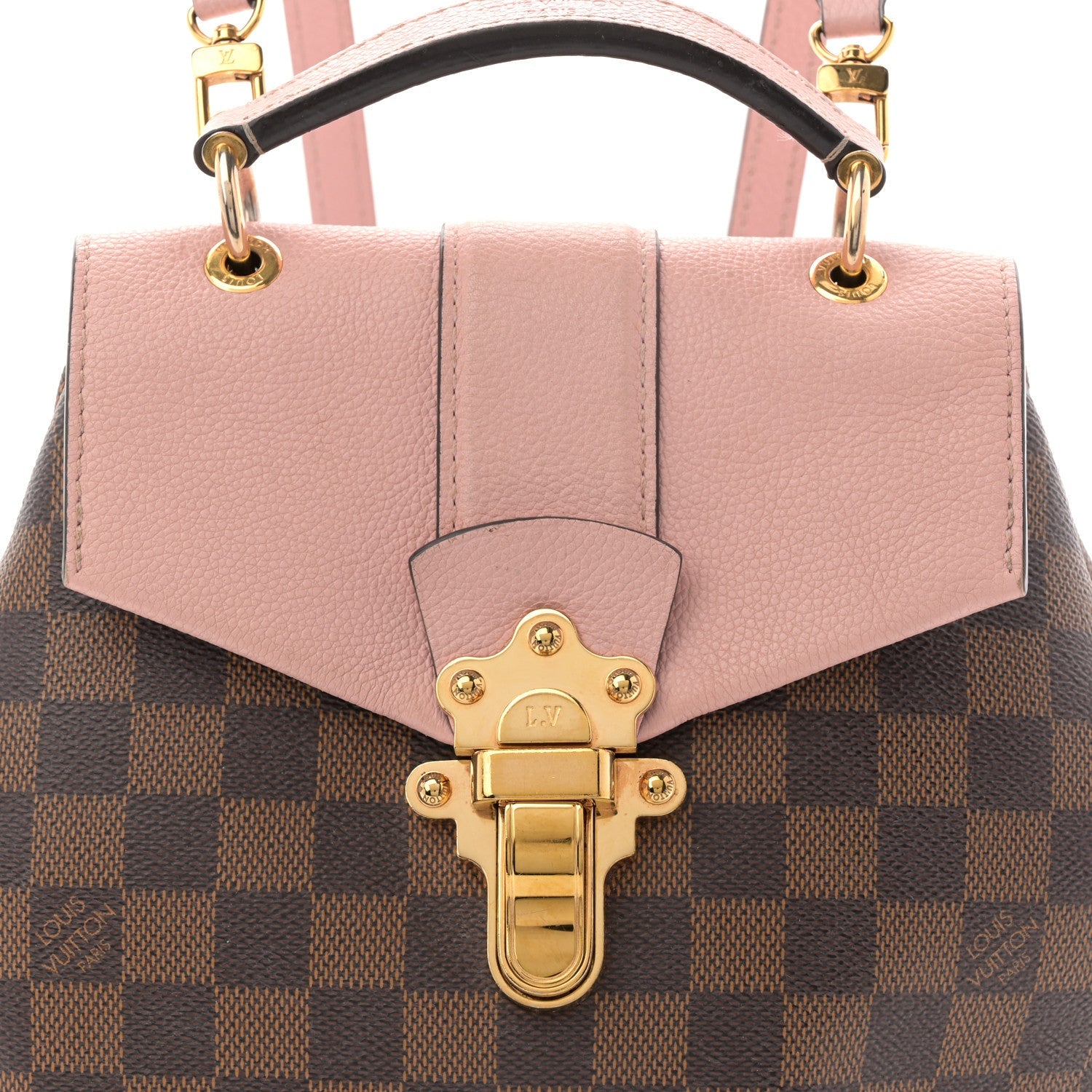 Damier Ebene Clapton Backpack Magnolia