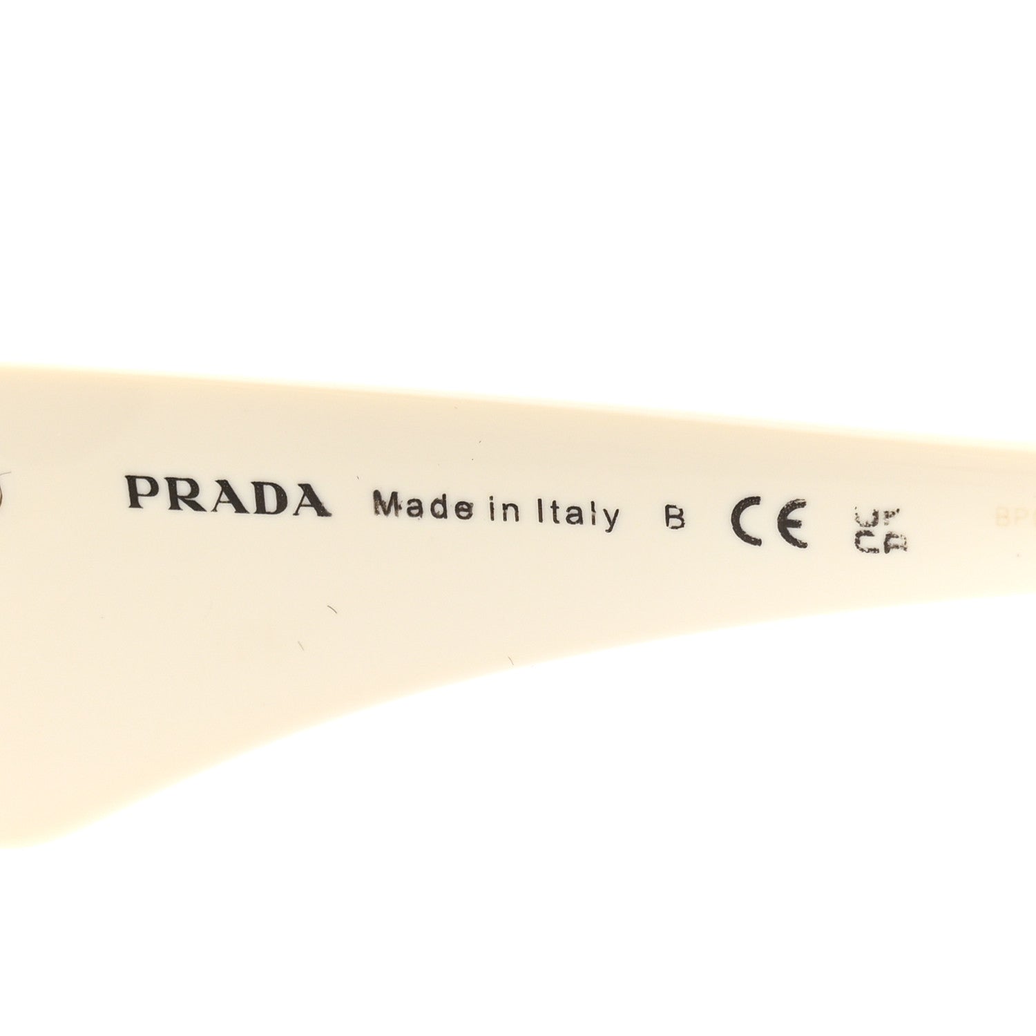 Acetate Oval Symbole Sunglasses SPR 20Z White