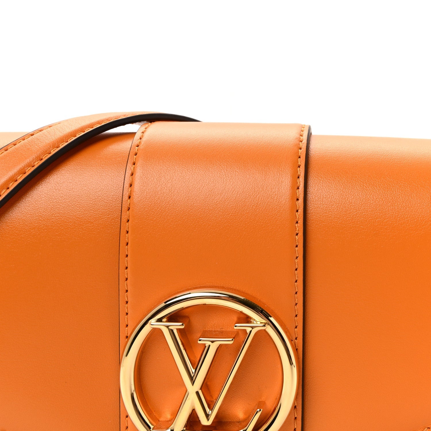Smooth Calfskin LV Pont 9 Summer Gold
