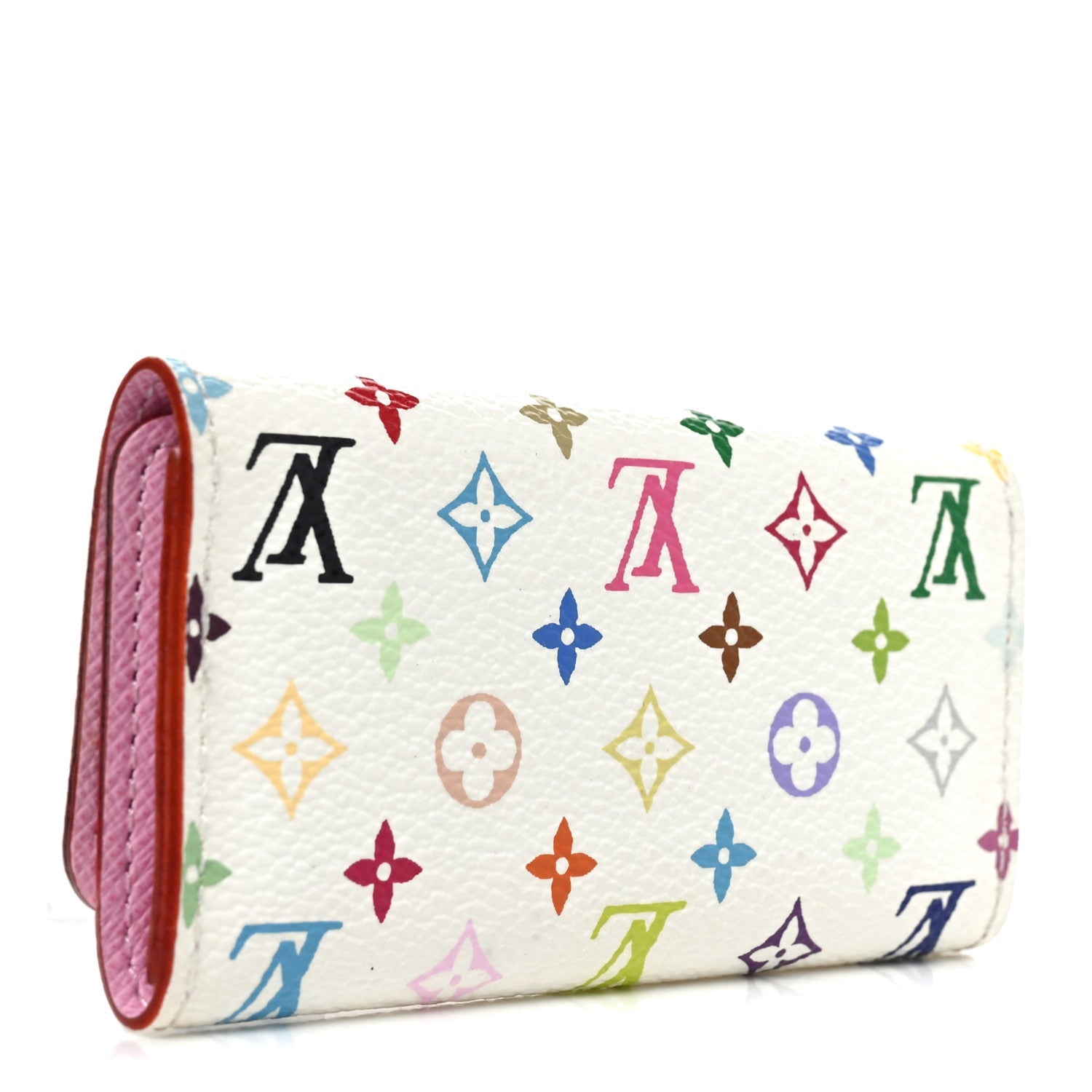 Monogram Multicolor Multicles 4 Key Holder White Litchi