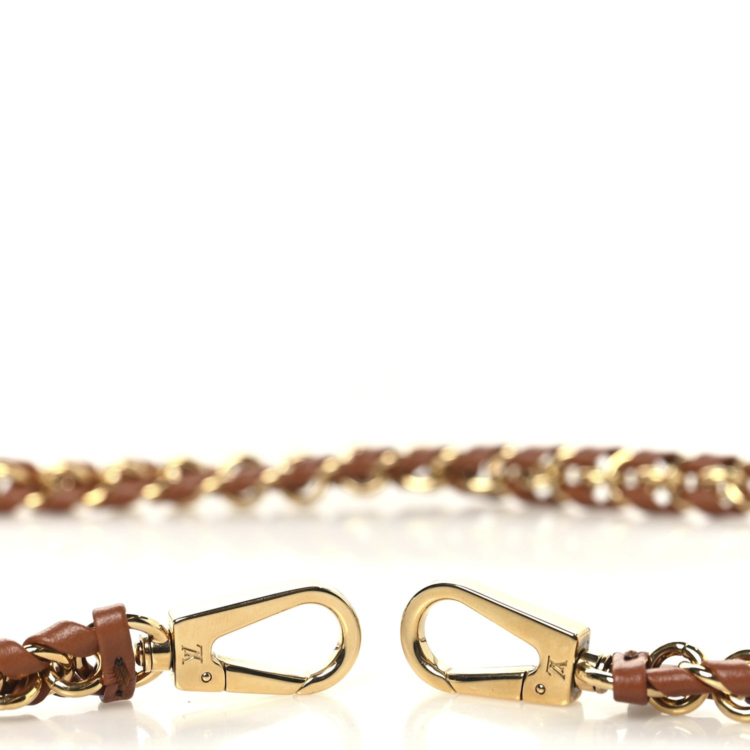 Calfskin Chain Crossbody Strap Magnolia