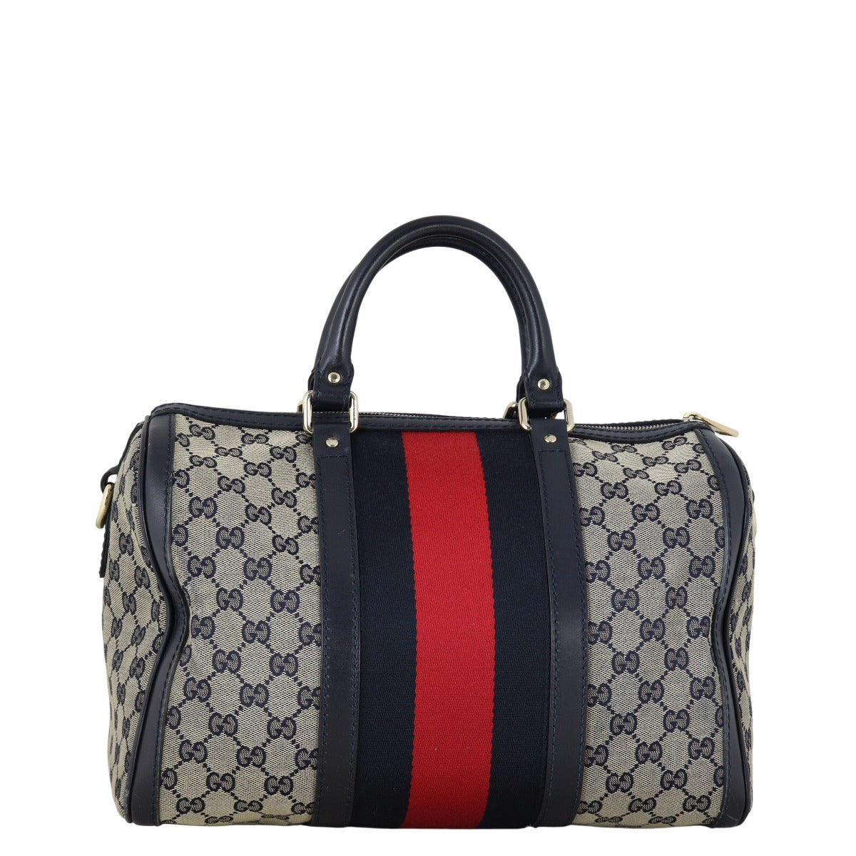 Gucci Vintage Web Original GG Boston Bag Medium