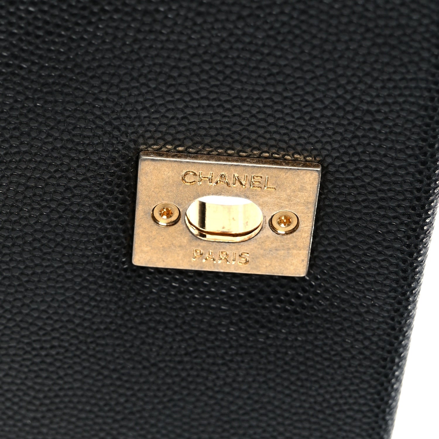 Caviar Quilted Small Coco Handle Flap Black