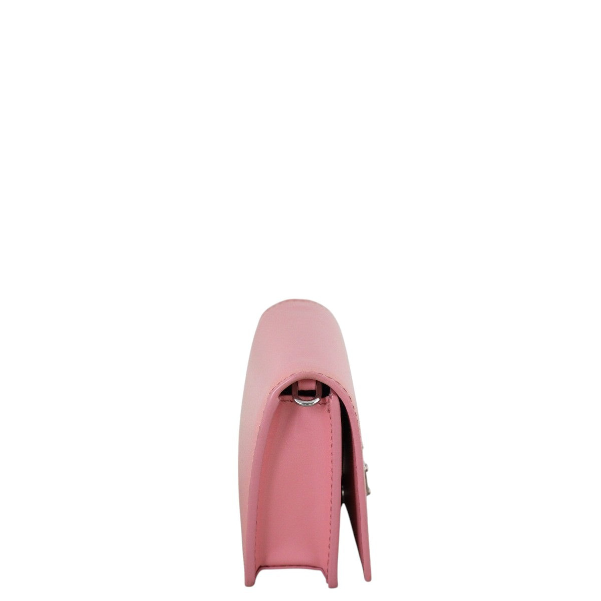 Prada Brushed Leather Chain Card Holder