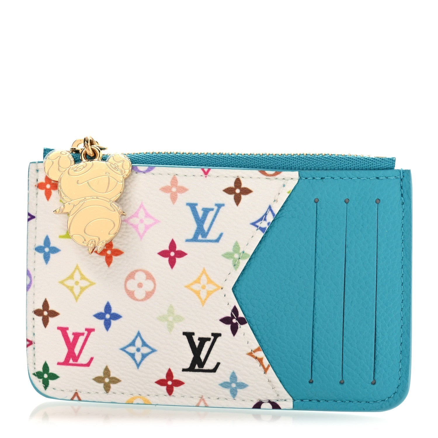 LV X TM Monogram Romy Card Holder Kabira Blue