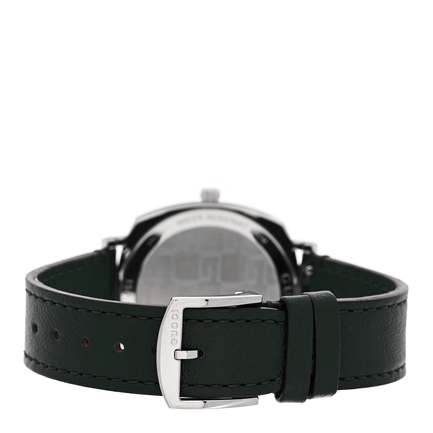 Stainless Steel Calfskin 35mm Grip Quartz Watch Green