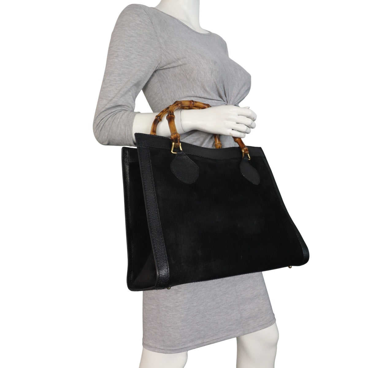 Gucci Diana Bamboo Top Handle Tote Vintage