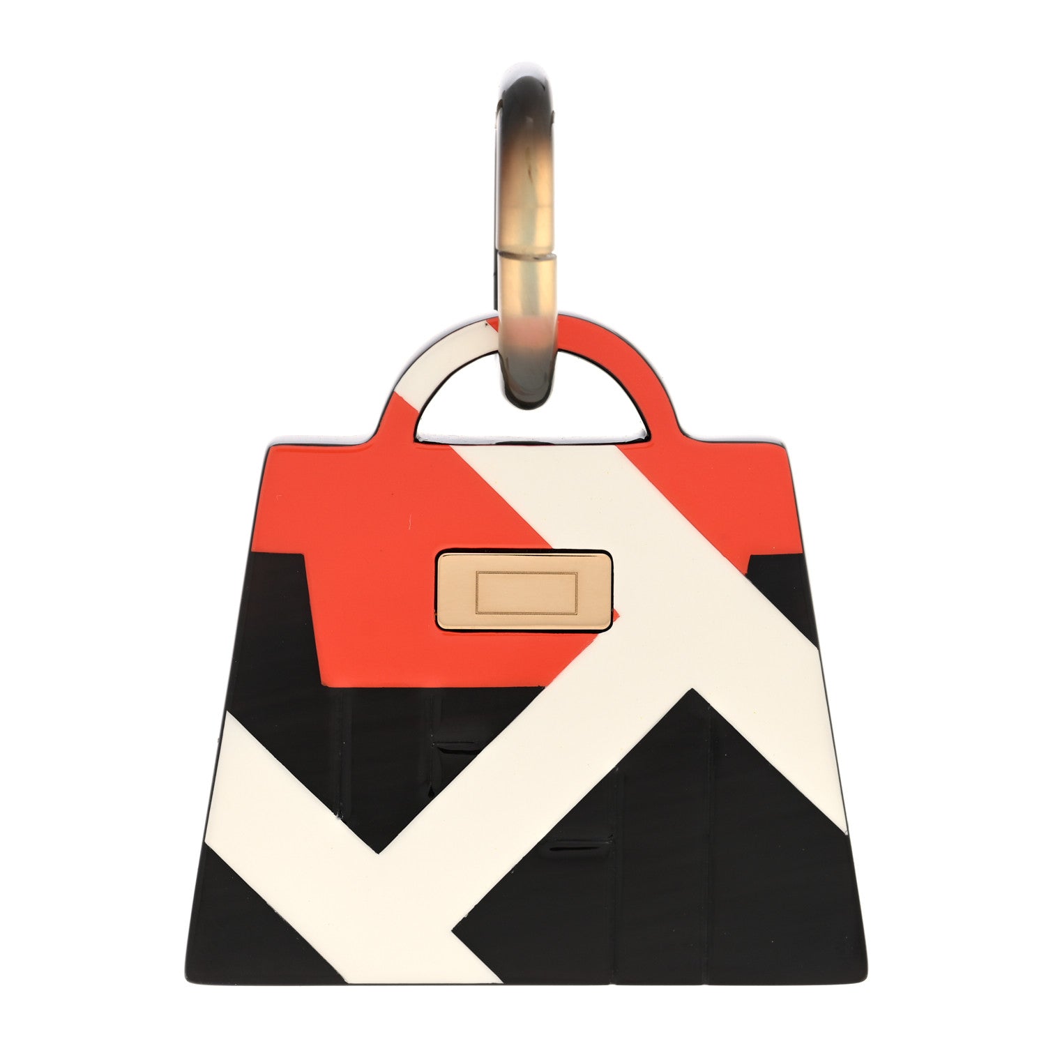 Amulette Laquee Kelly Pendant Black Multicolor