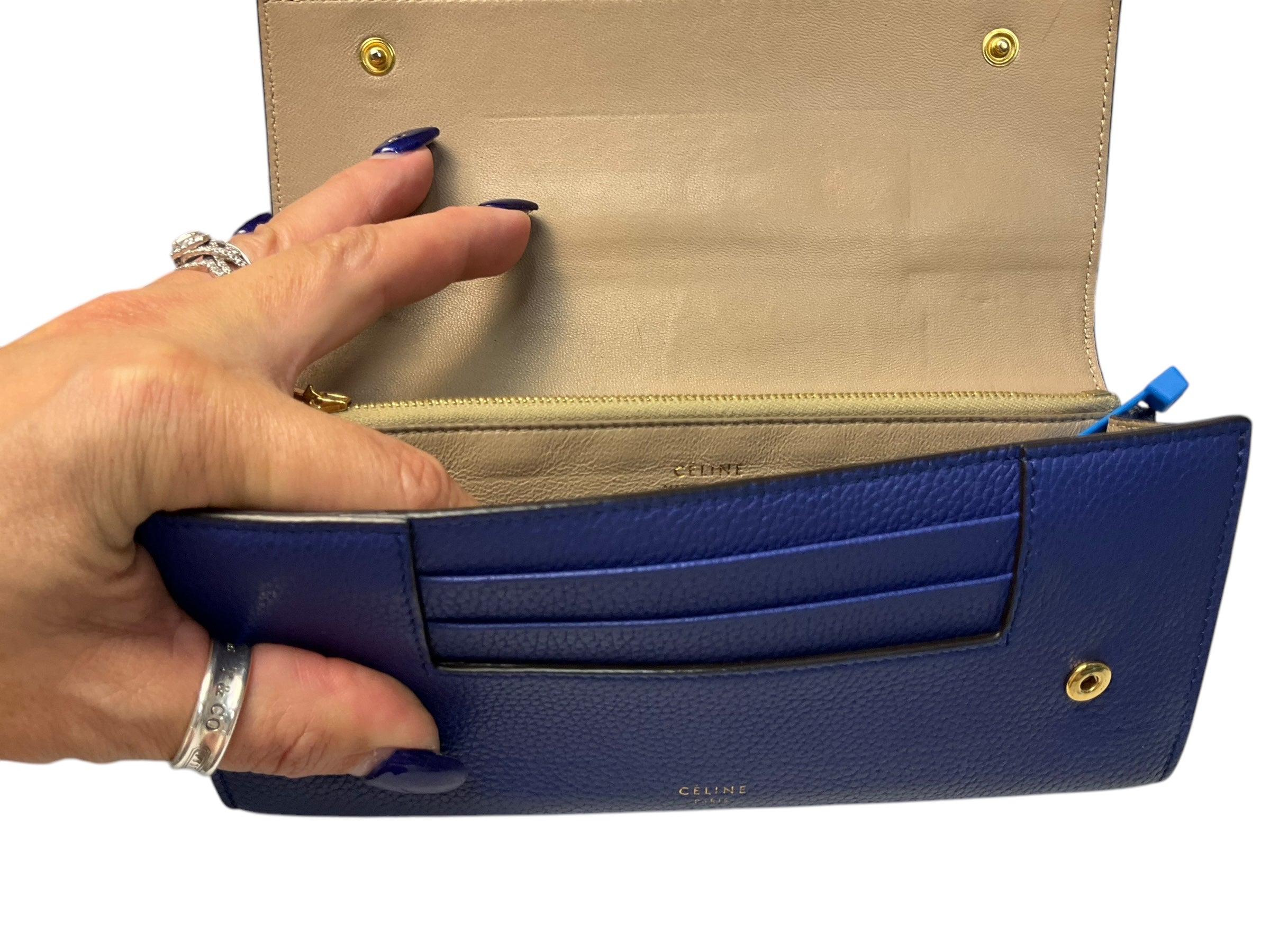 Wallet Luxury Designer By Celine, Size: Small