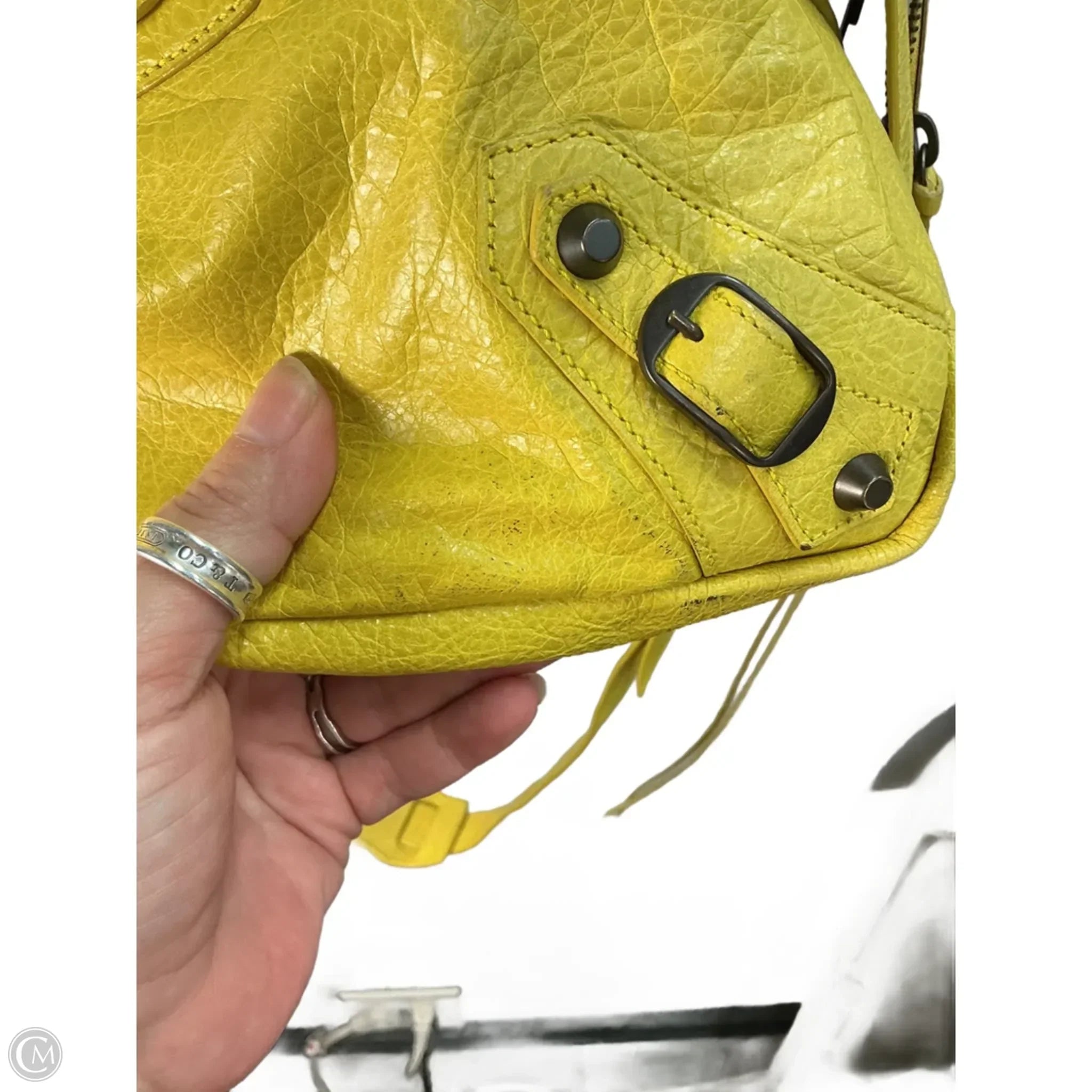 Crossbody Luxury Designer By Balenciaga, Size: Medium