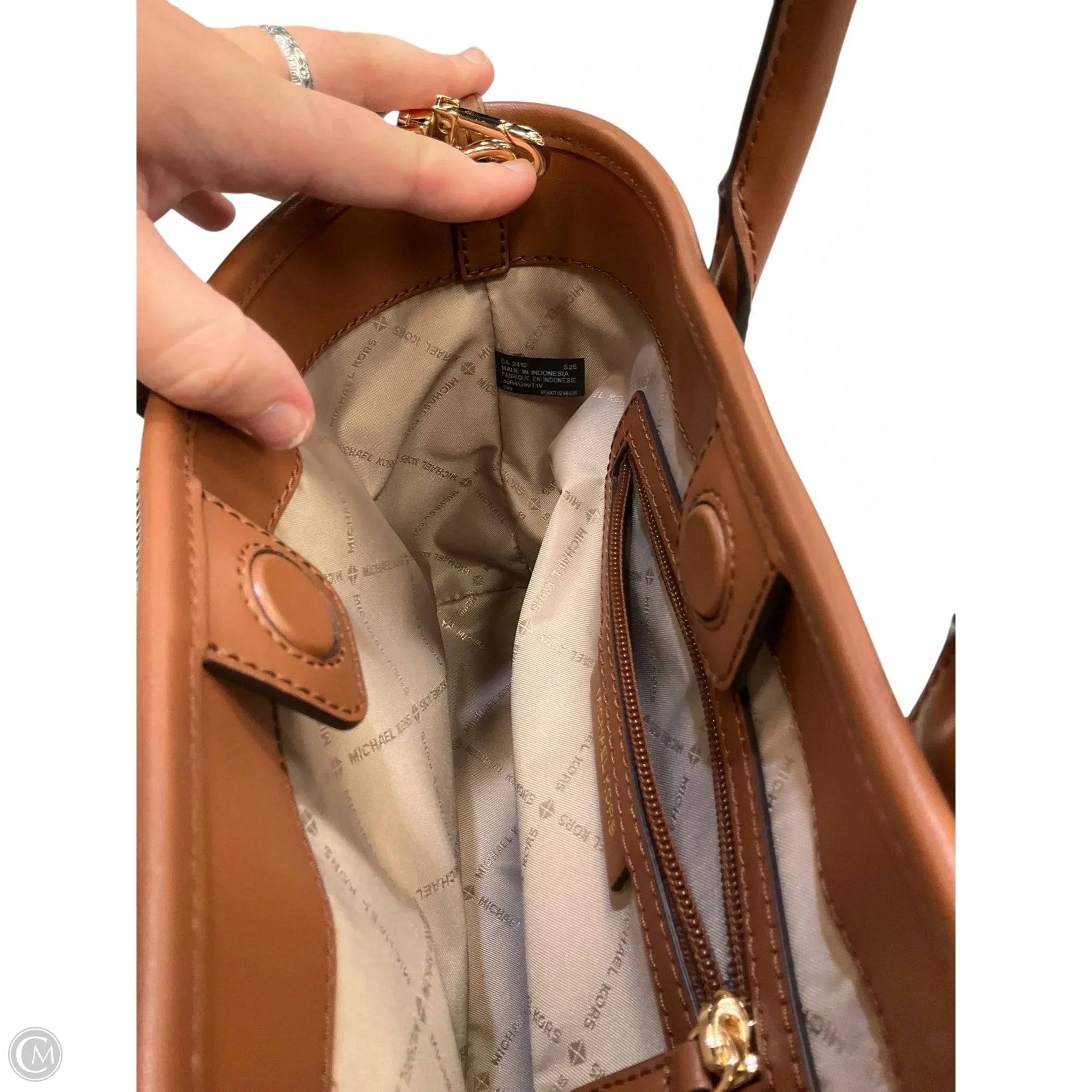 Crossbody Designer By Michael Kors, Size: Medium