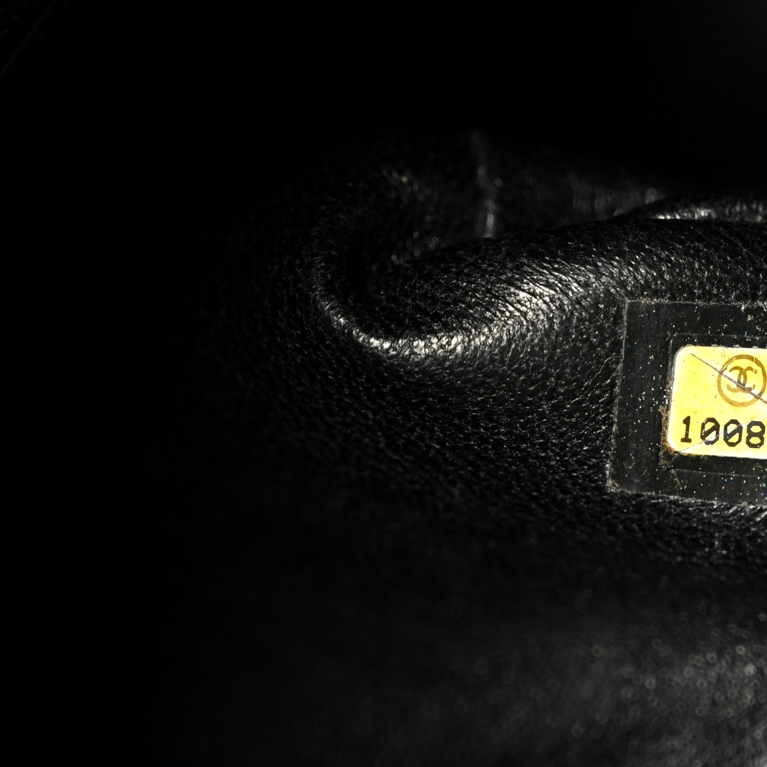 Caviar Quilted Medallion Tote Black