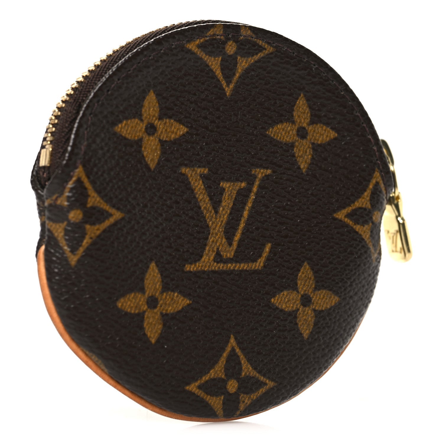 Monogram Round Coin Purse