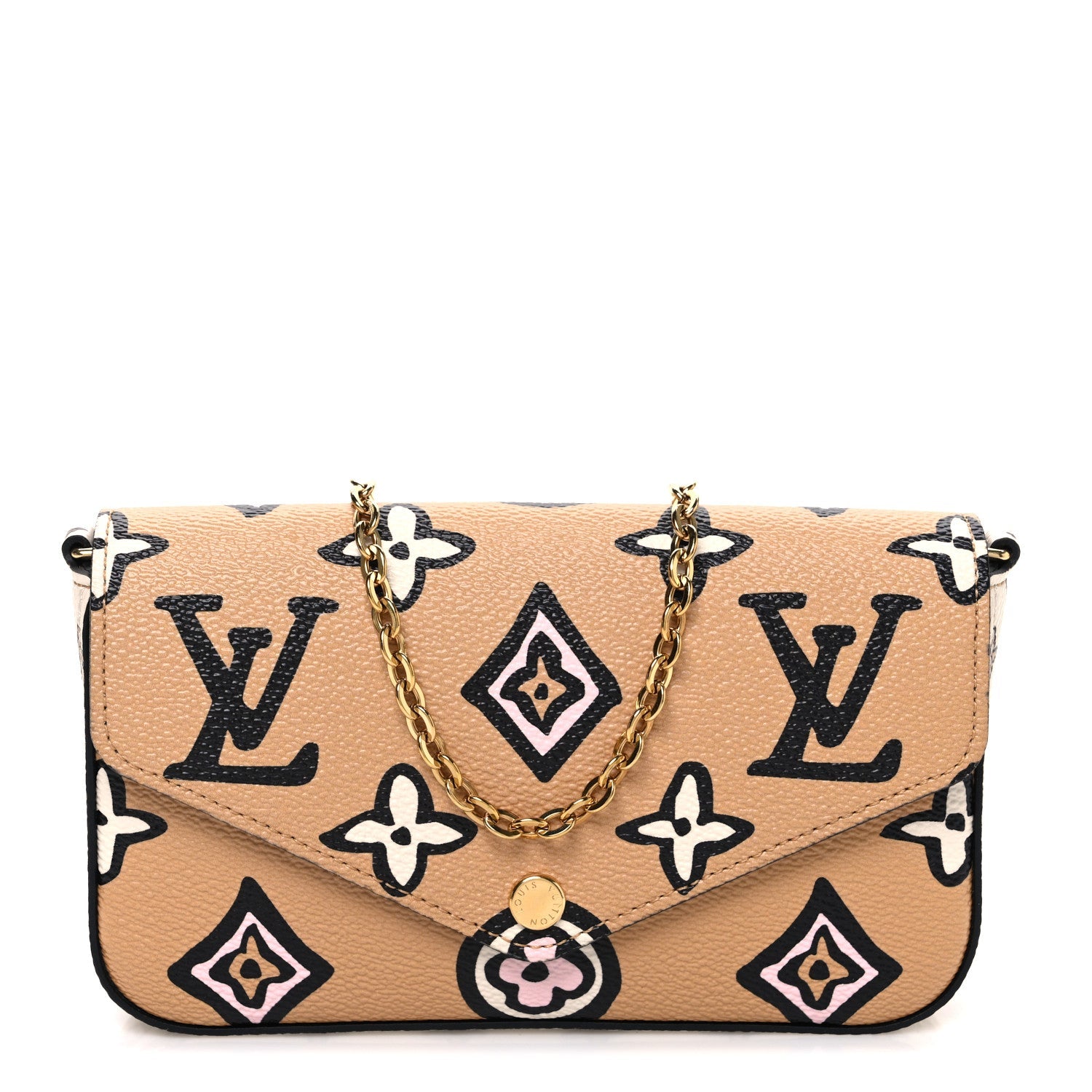 Monogram Wild At Heart Felicie Pochette Arizona Creme